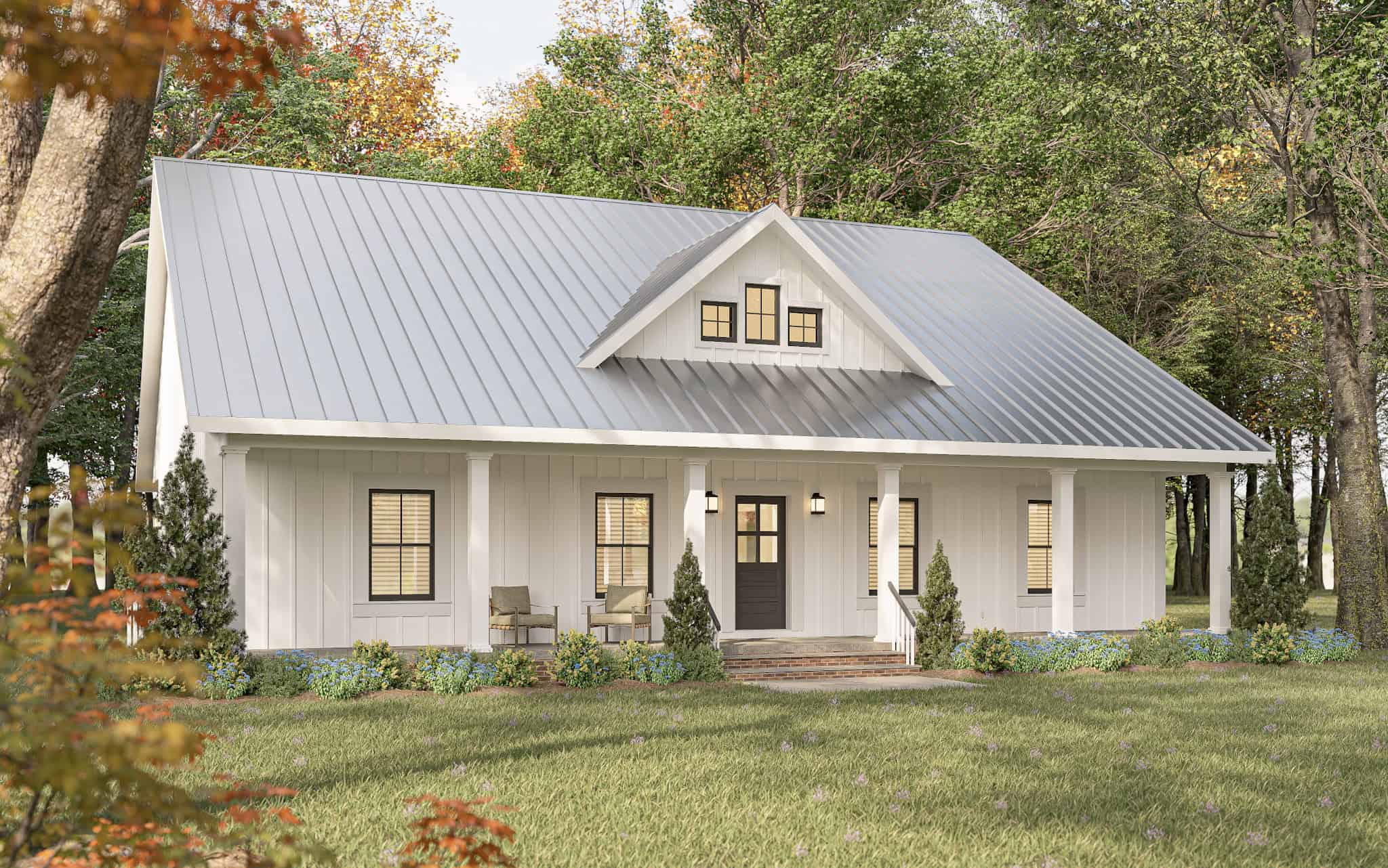 Left Side View of this 3-Bedroom,2000 Sq Ft Plan -123-1153