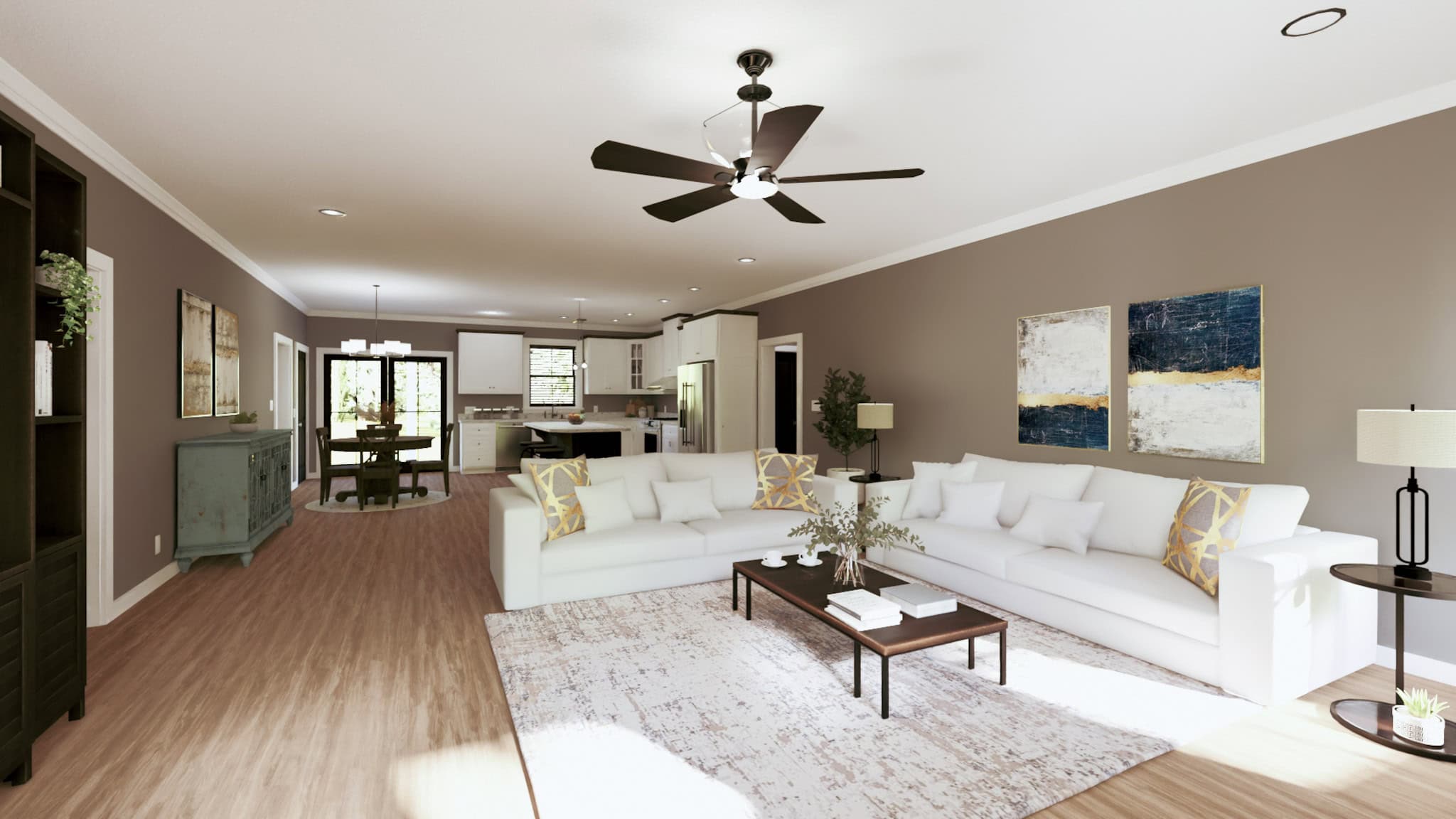 Great Room of this 3-Bedroom,2000 Sq Ft Plan -123-1153