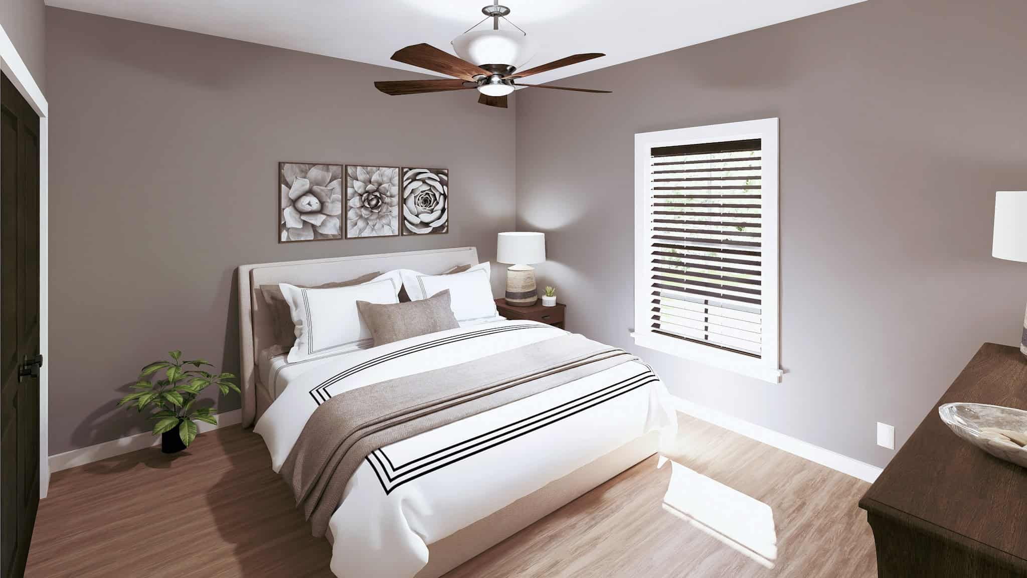 Bedroom of this 3-Bedroom,2000 Sq Ft Plan -123-1153