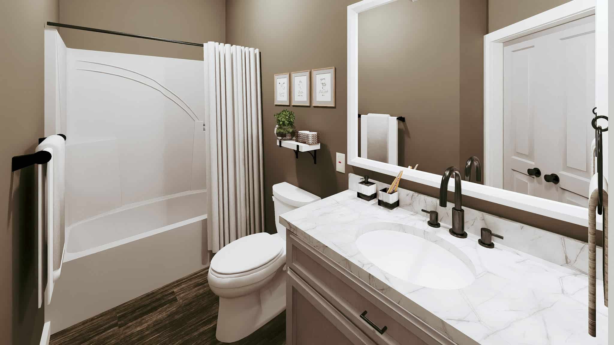 Bathroom of this 3-Bedroom,2096 Sq Ft Plan -123-1155