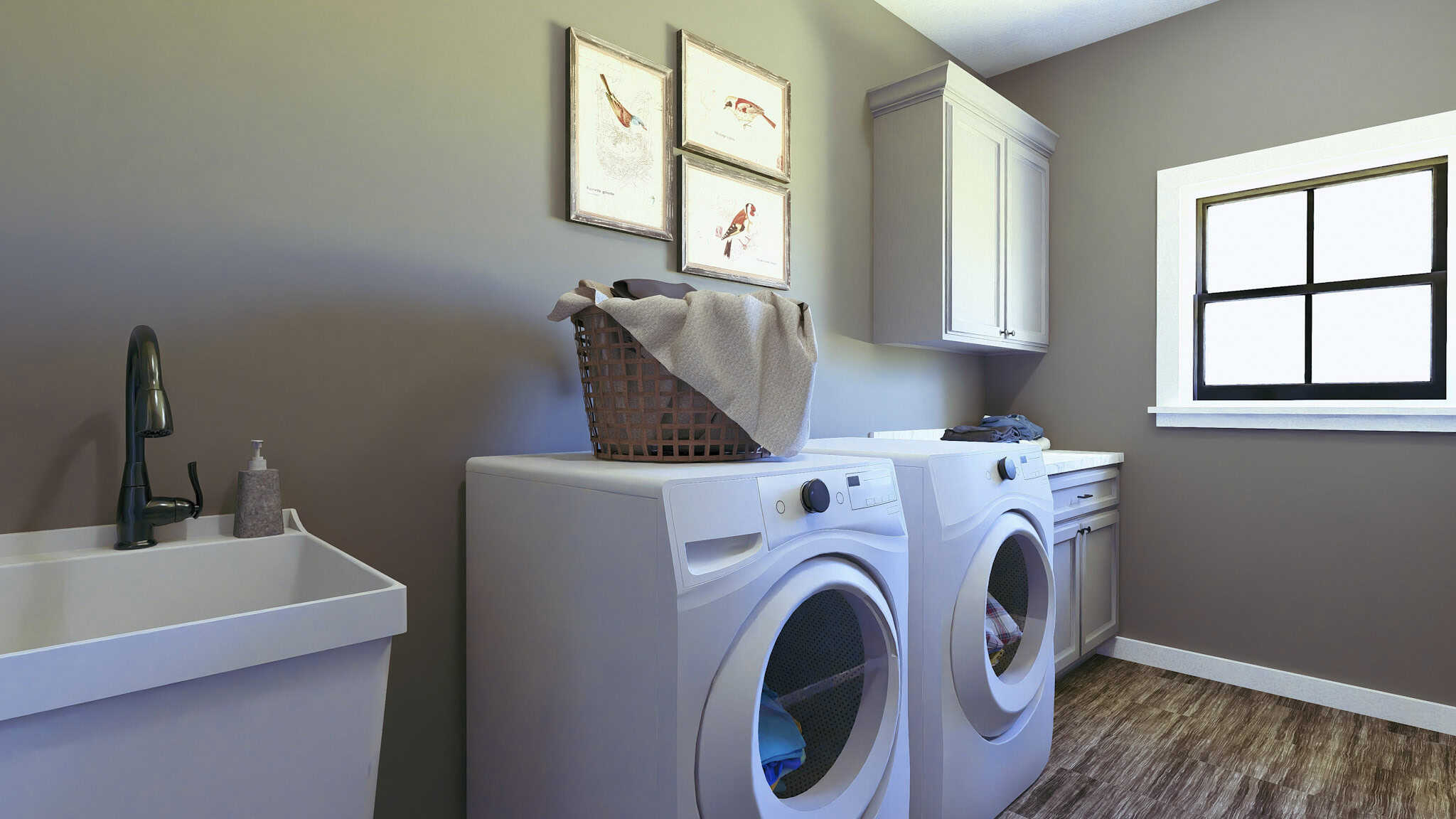 Laundry Room of this 3-Bedroom,2096 Sq Ft Plan -123-1155