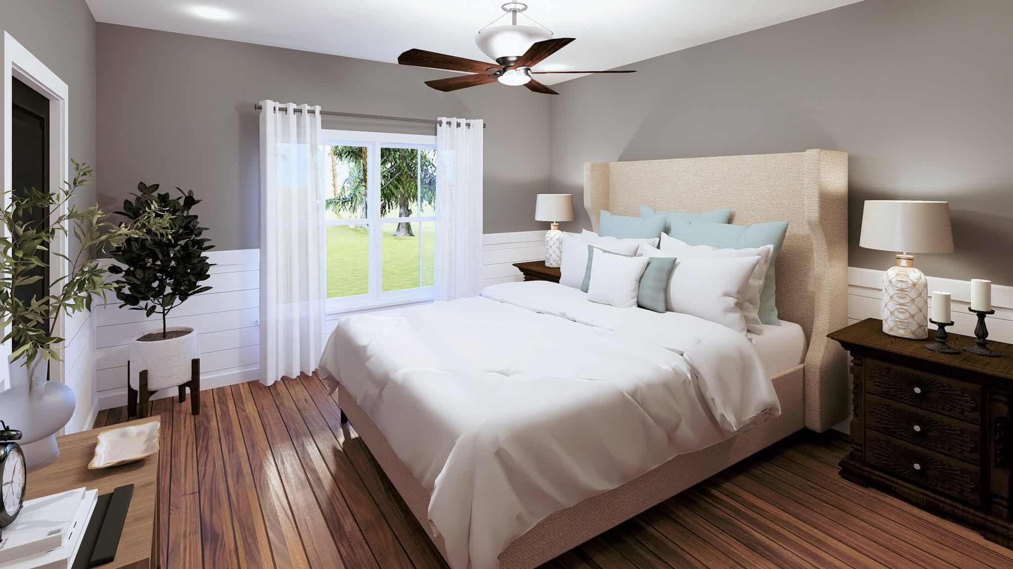 Master Bedroom of this 3-Bedroom,2312 Sq Ft Plan -123-1156