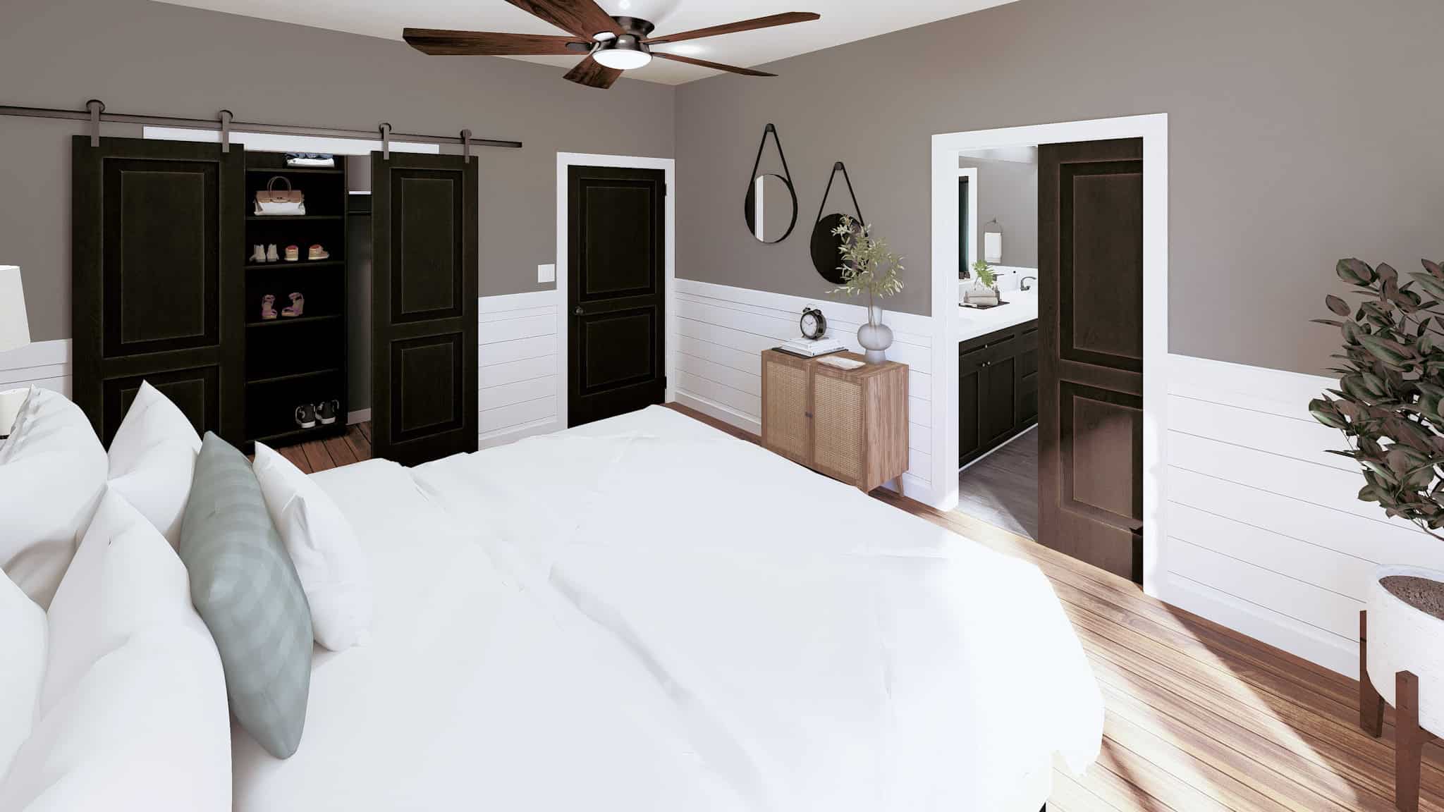 Master Bedroom of this 3-Bedroom,2312 Sq Ft Plan -123-1156