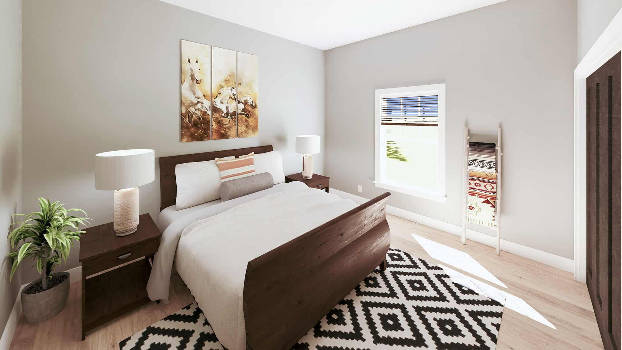 Bedroom of this 4-Bedroom,2519 Sq Ft Plan -123-1157