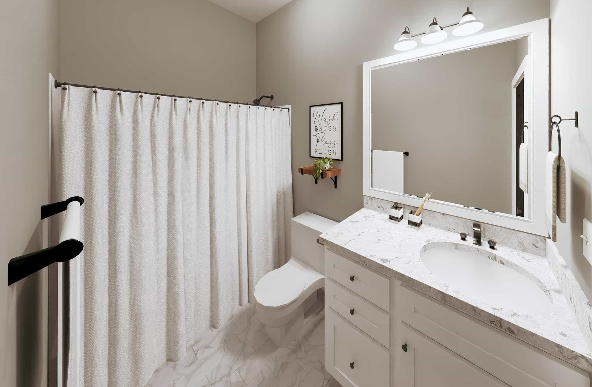 Bathroom of this 4-Bedroom,2519 Sq Ft Plan -123-1157