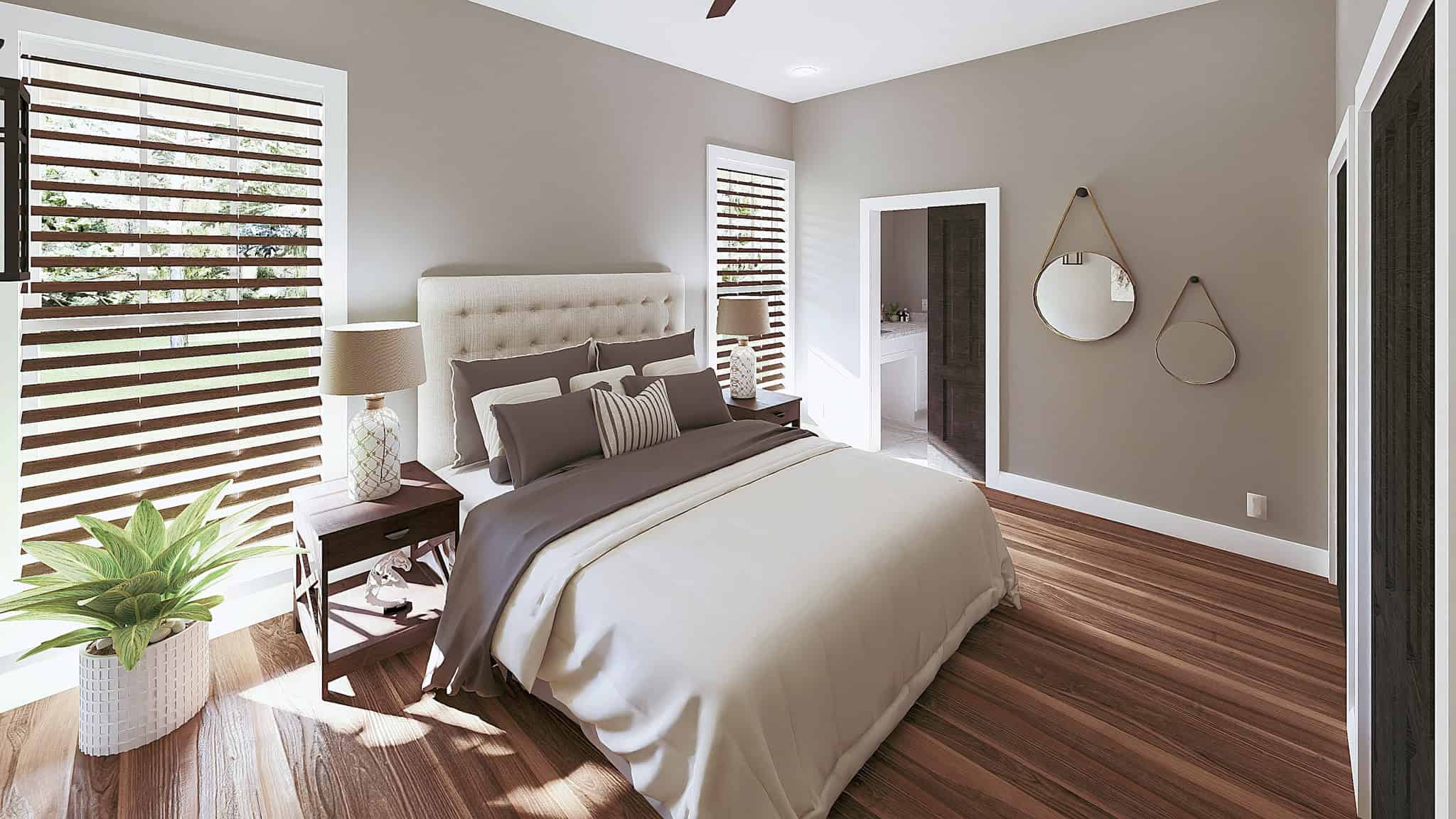 Bedroom of this 4-Bedroom,2519 Sq Ft Plan -123-1157