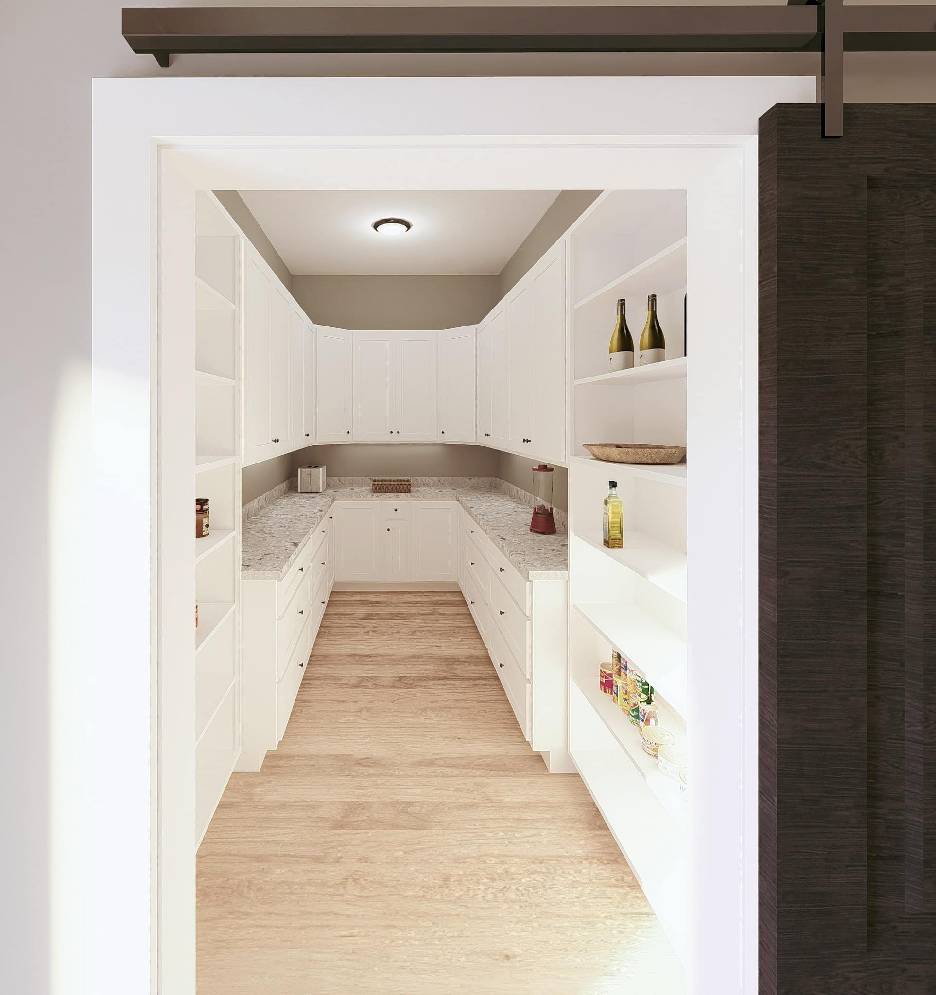 Kitchen: Pantry of this 4-Bedroom,2519 Sq Ft Plan -123-1157