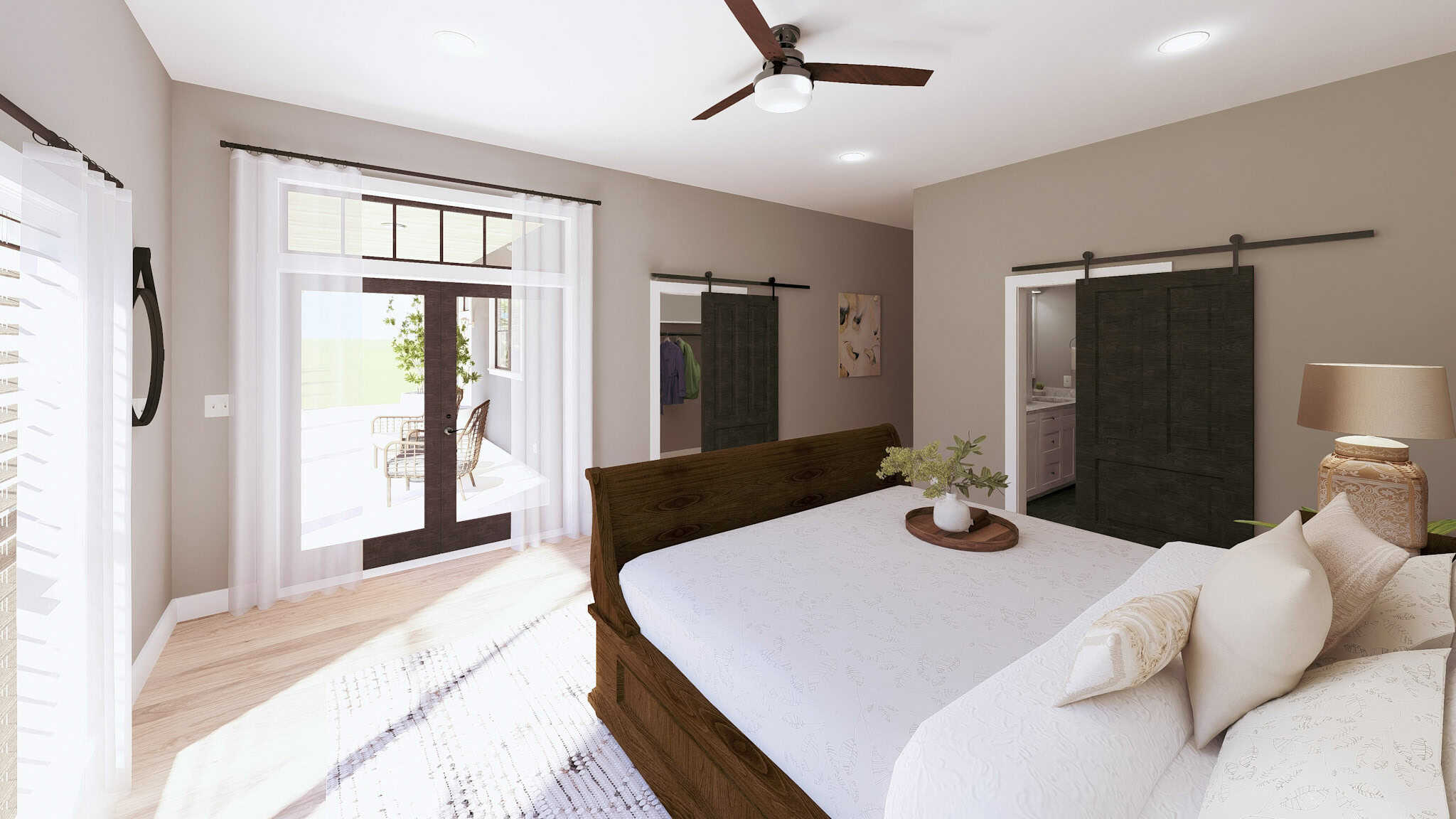 Master Bedroom of this 4-Bedroom,2519 Sq Ft Plan -123-1157