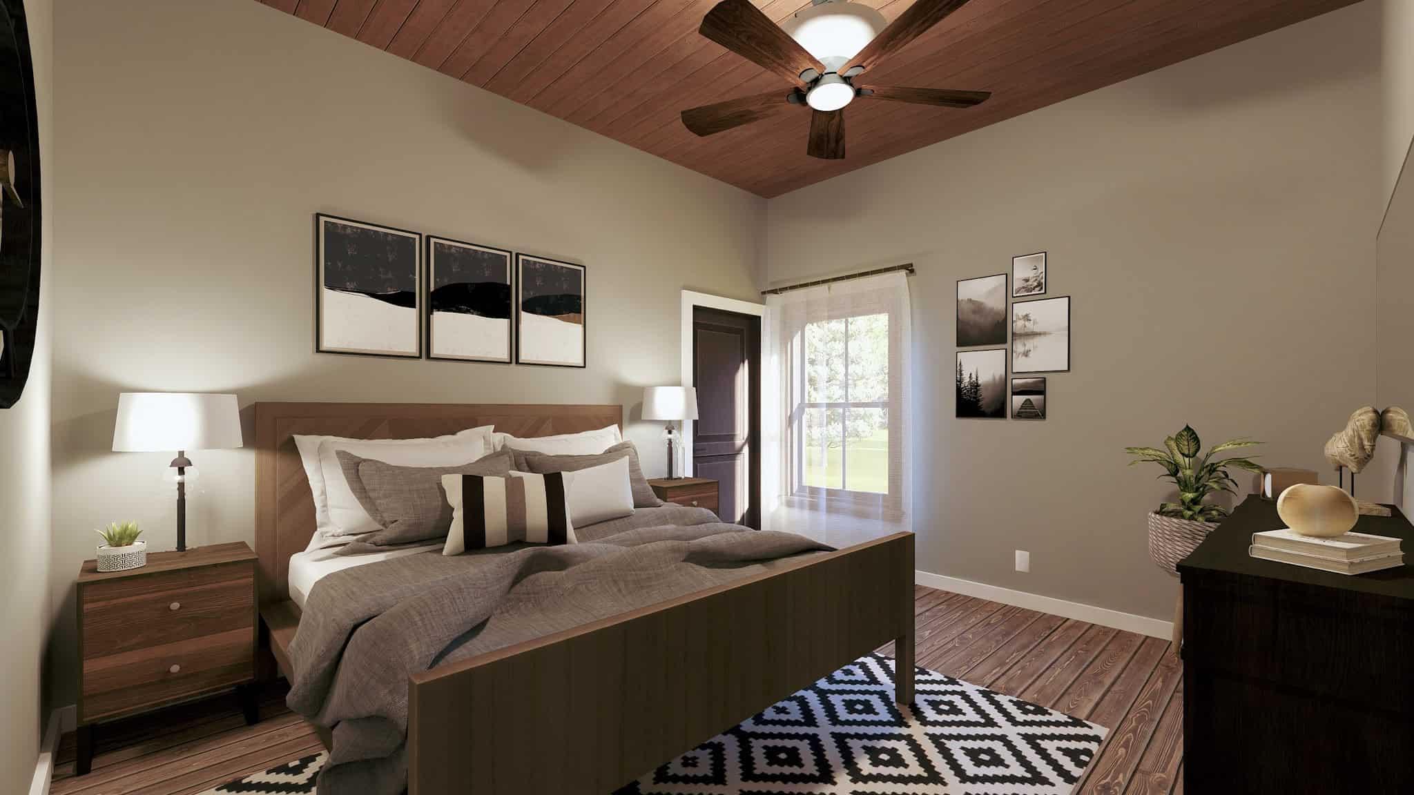 Bedroom of this 3-Bedroom,1962 Sq Ft Plan -123-1160