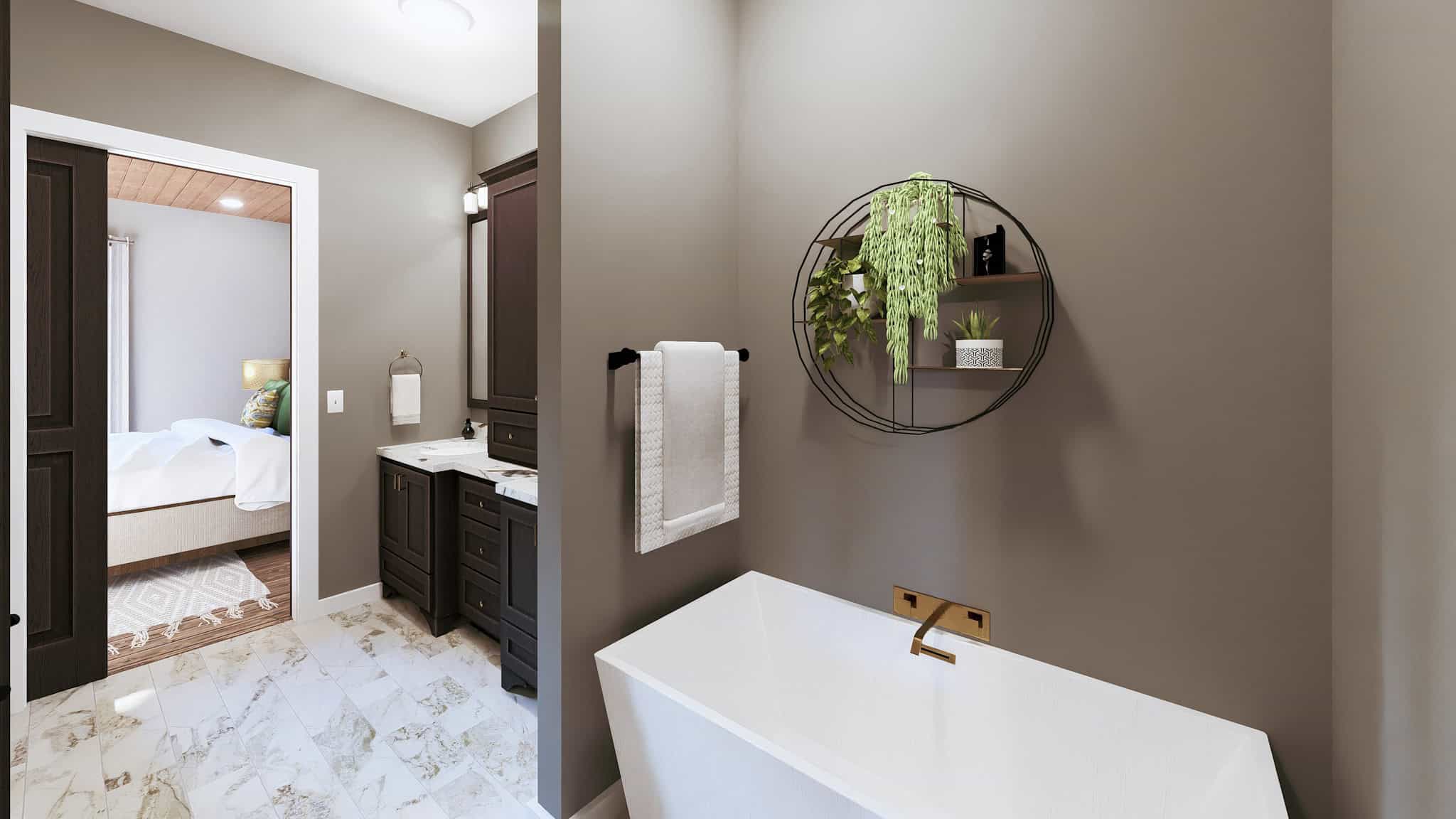 Master Bathroom of this 3-Bedroom,1962 Sq Ft Plan -123-1160