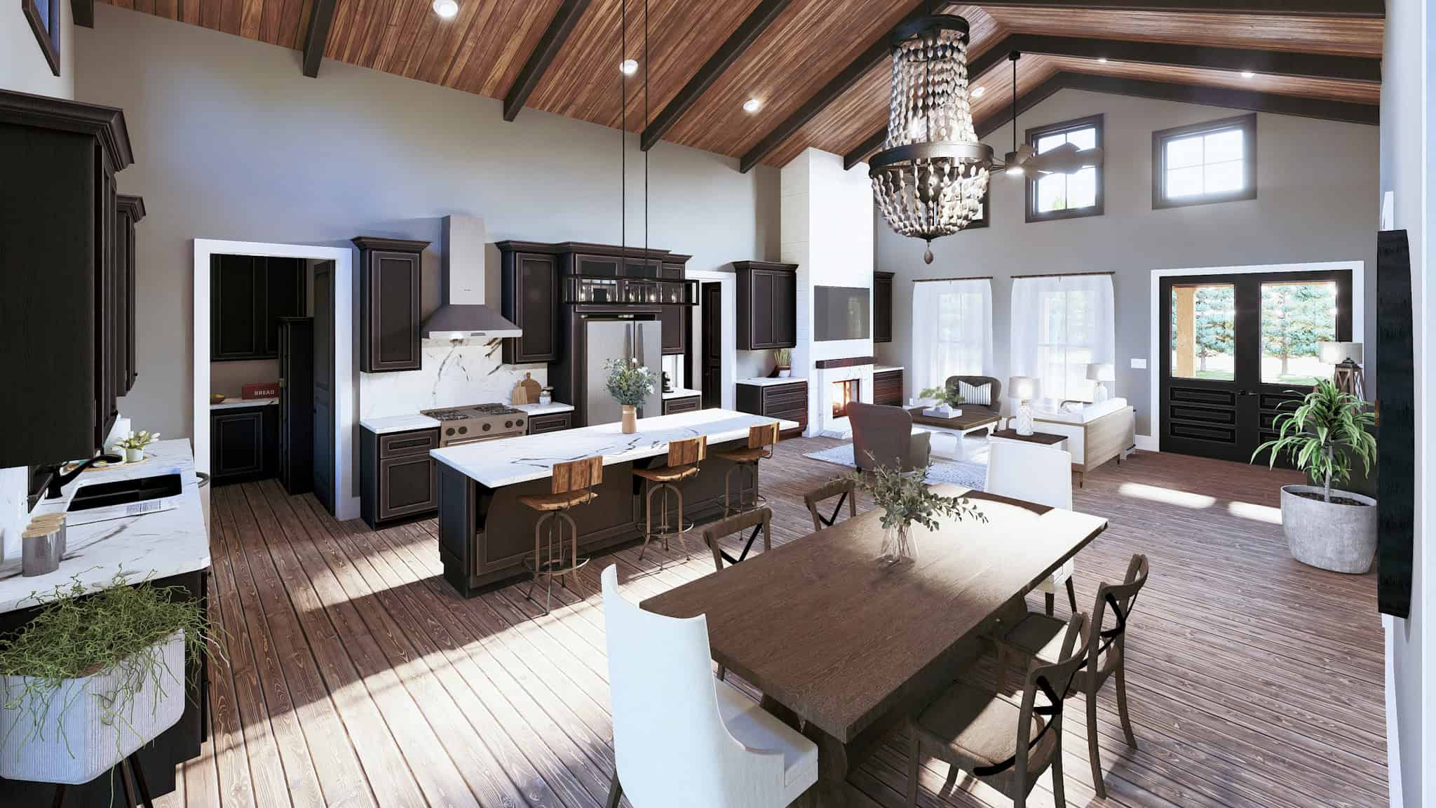 Dining Room of this 3-Bedroom,1962 Sq Ft Plan -123-1160