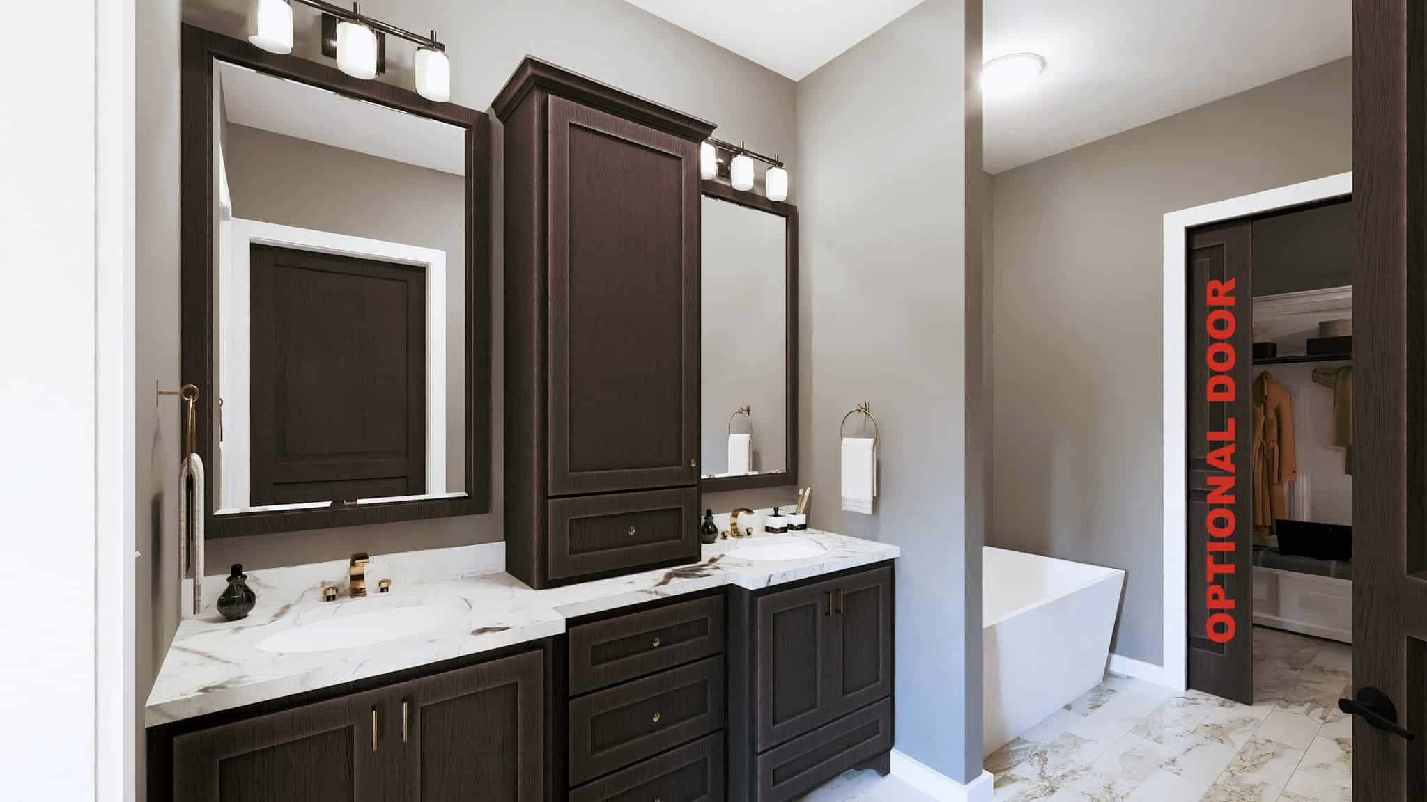 Bathroom of this 3-Bedroom,1962 Sq Ft Plan -123-1160