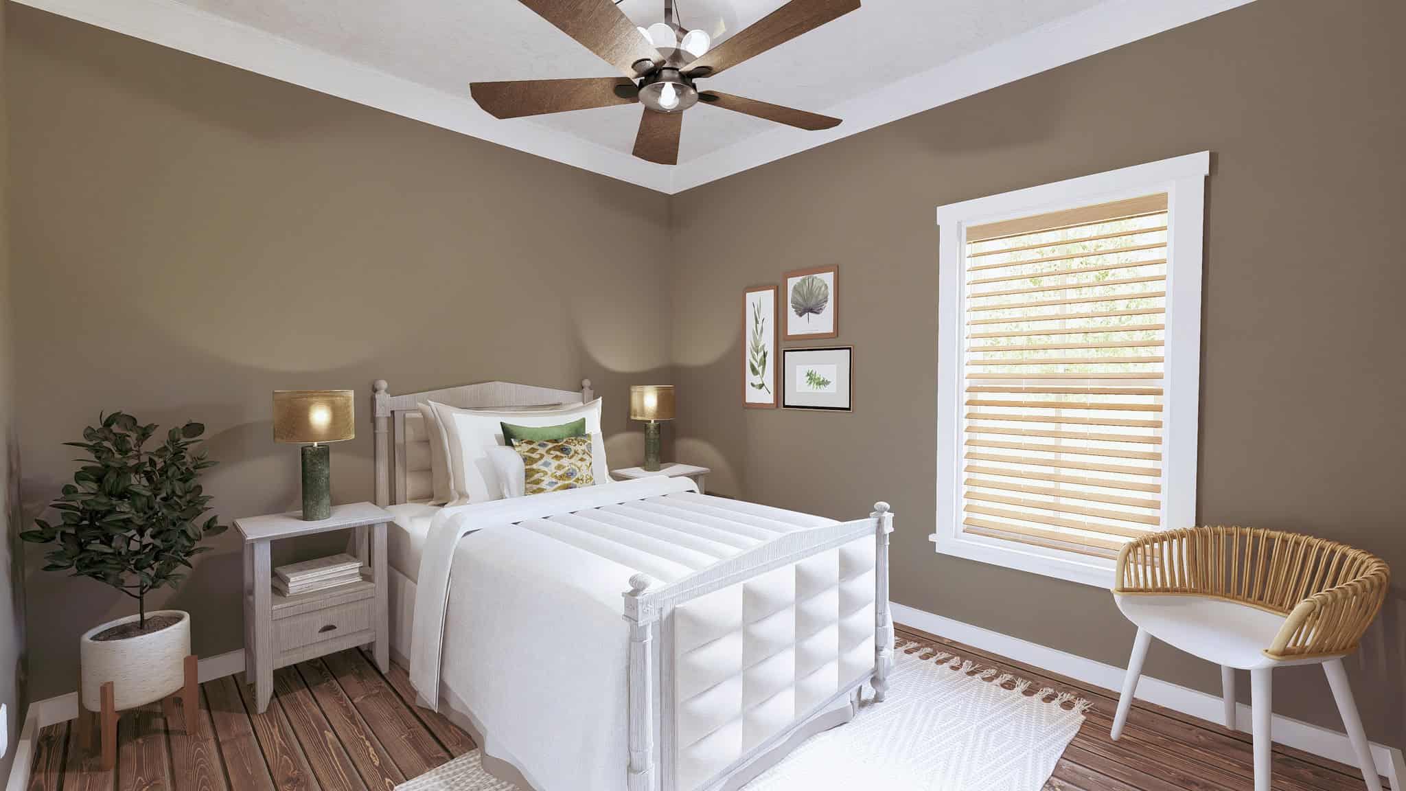 Bedroom of this 3-Bedroom,2076 Sq Ft Plan -123-1161