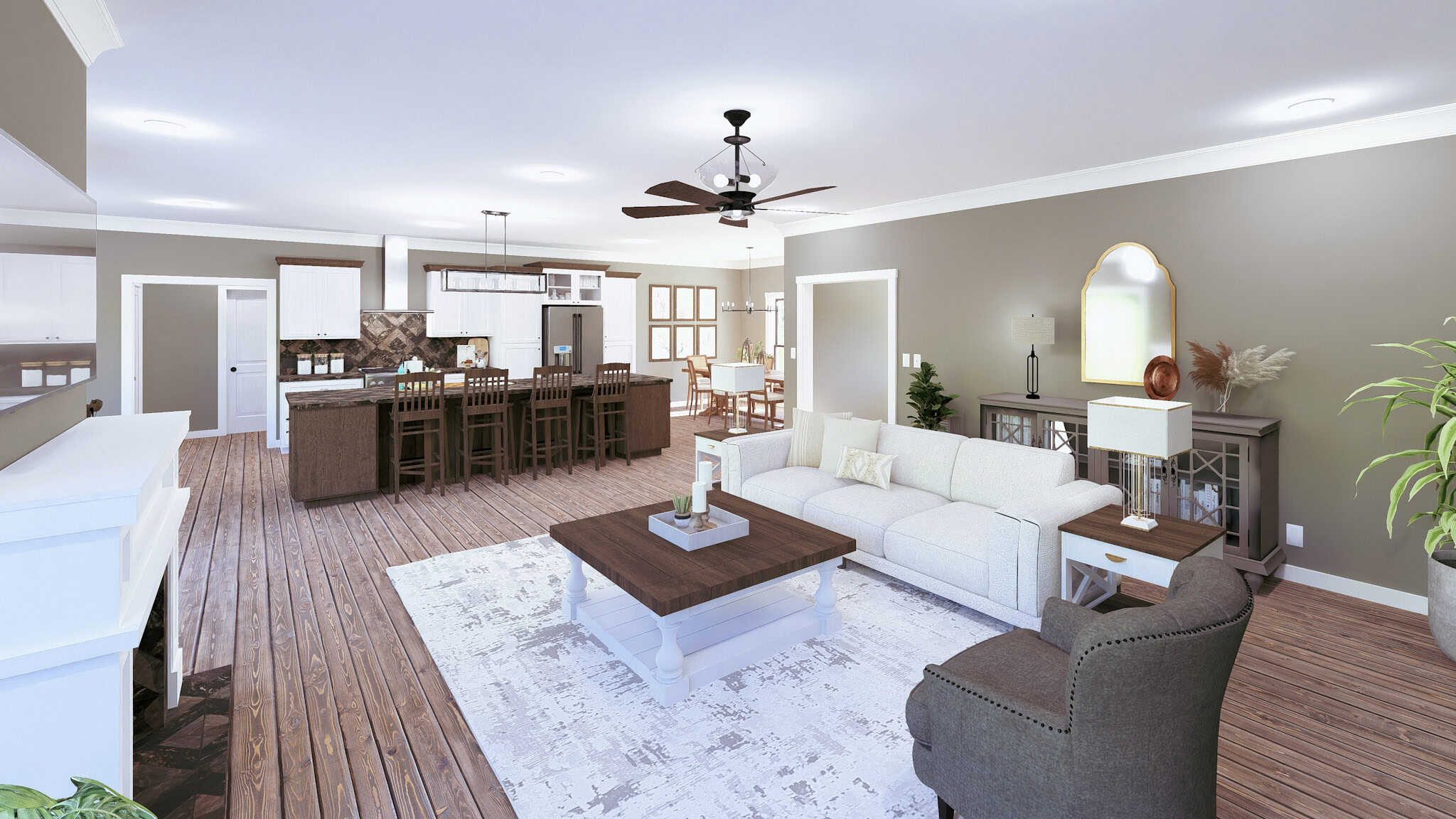 Great Room of this 3-Bedroom,2076 Sq Ft Plan -123-1161