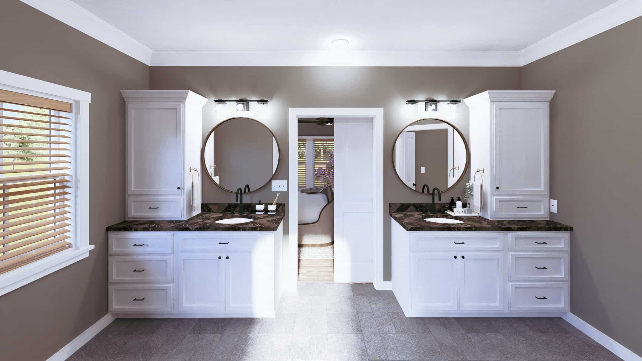 Master Bathroom of this 3-Bedroom,2076 Sq Ft Plan -123-1161