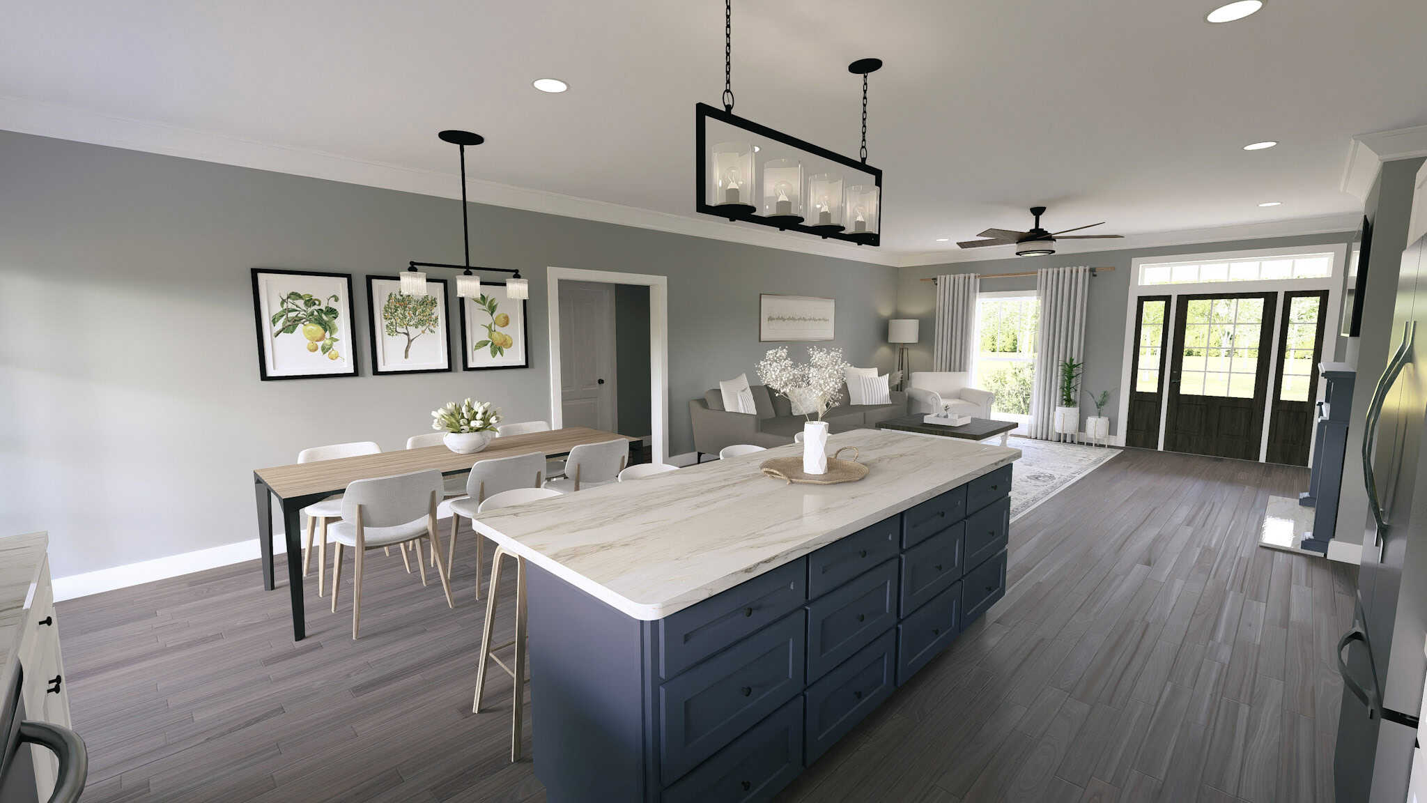 Kitchen of this 4-Bedroom,2096 Sq Ft Plan -123-1162