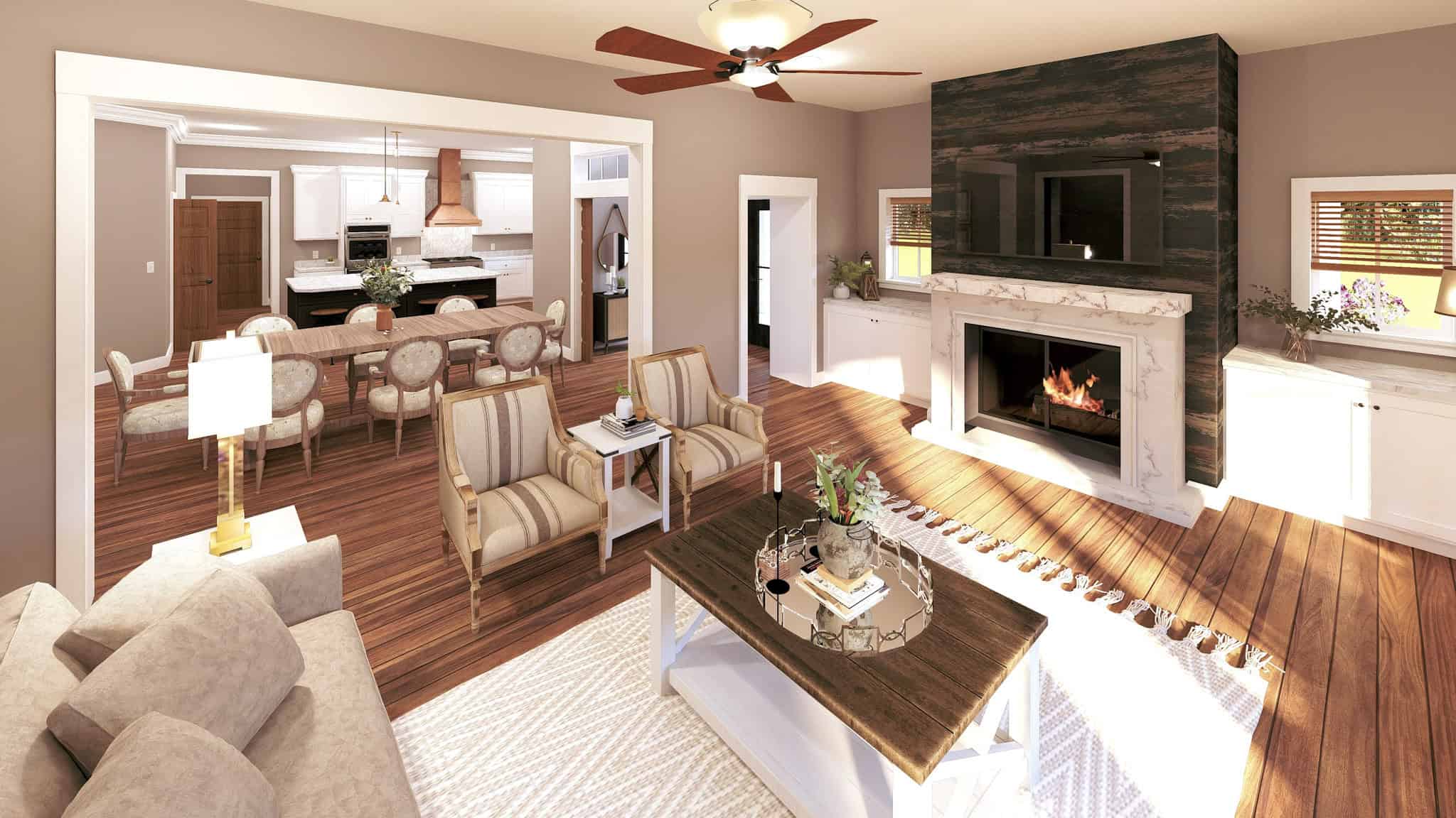Great Room of this 3-Bedroom,2399 Sq Ft Plan -123-1163