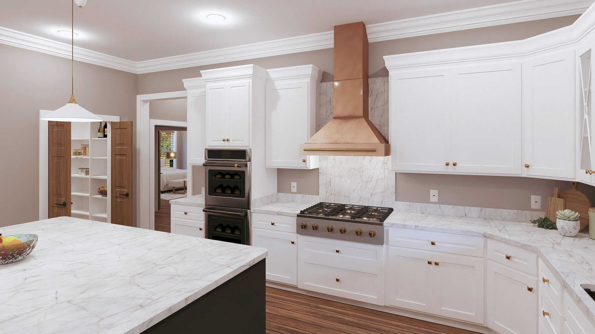Kitchen: Pantry of this 3-Bedroom,2399 Sq Ft Plan -123-1163