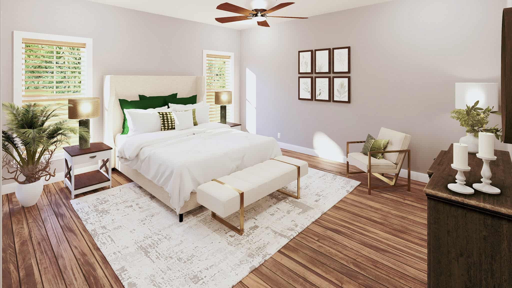 Master Bedroom of this 3-Bedroom,2399 Sq Ft Plan -123-1163