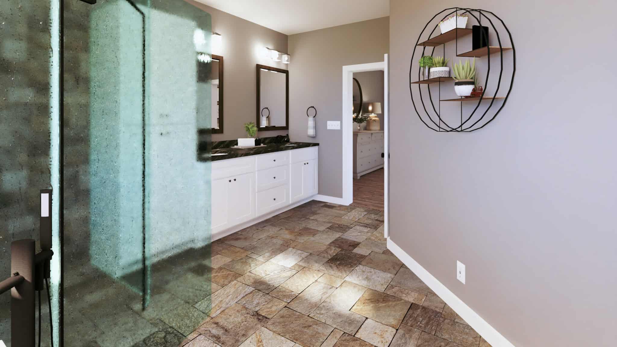 Master Bathroom of this 3-Bedroom,2481 Sq Ft Plan -123-1164