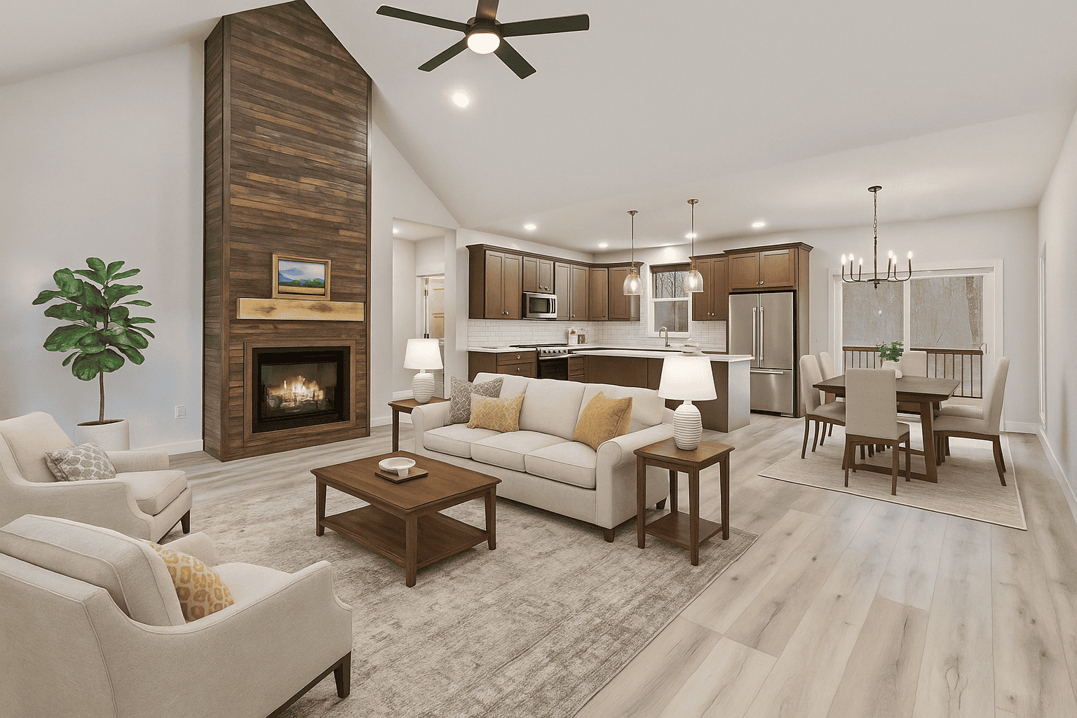 Great Room of this 3-Bedroom,1615 Sq Ft Plan -123-1165