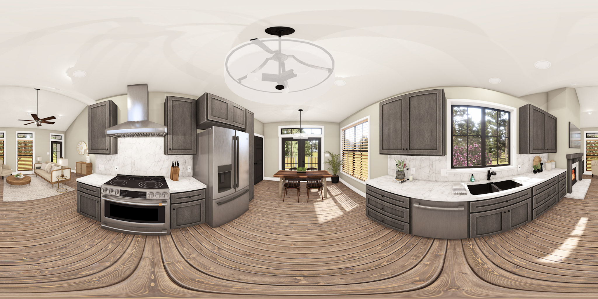 Kitchen of this 3-Bedroom,1056 Sq Ft Plan -123-1166