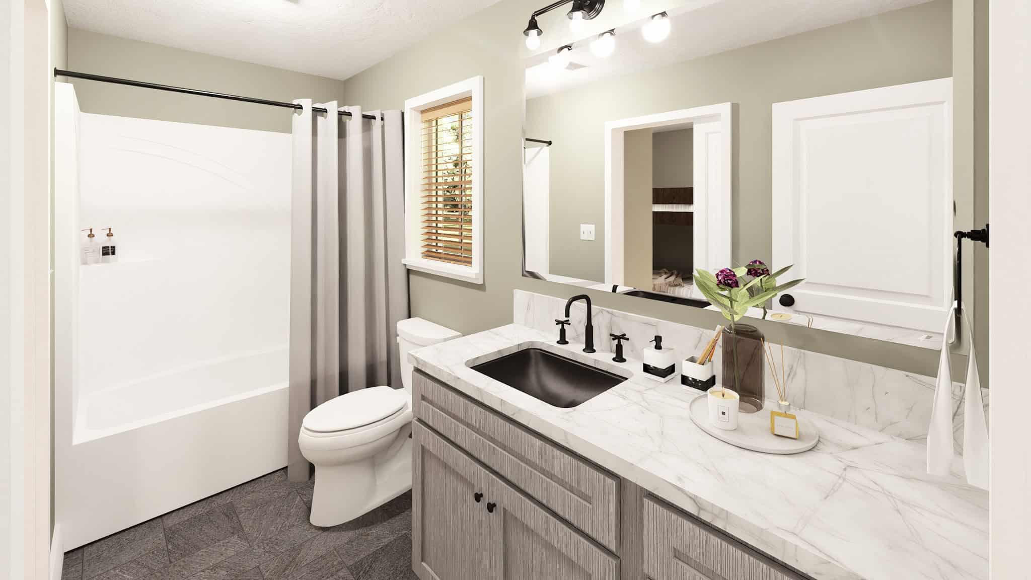 Bathroom of this 1-Bedroom,624 Sq Ft Plan -123-1167