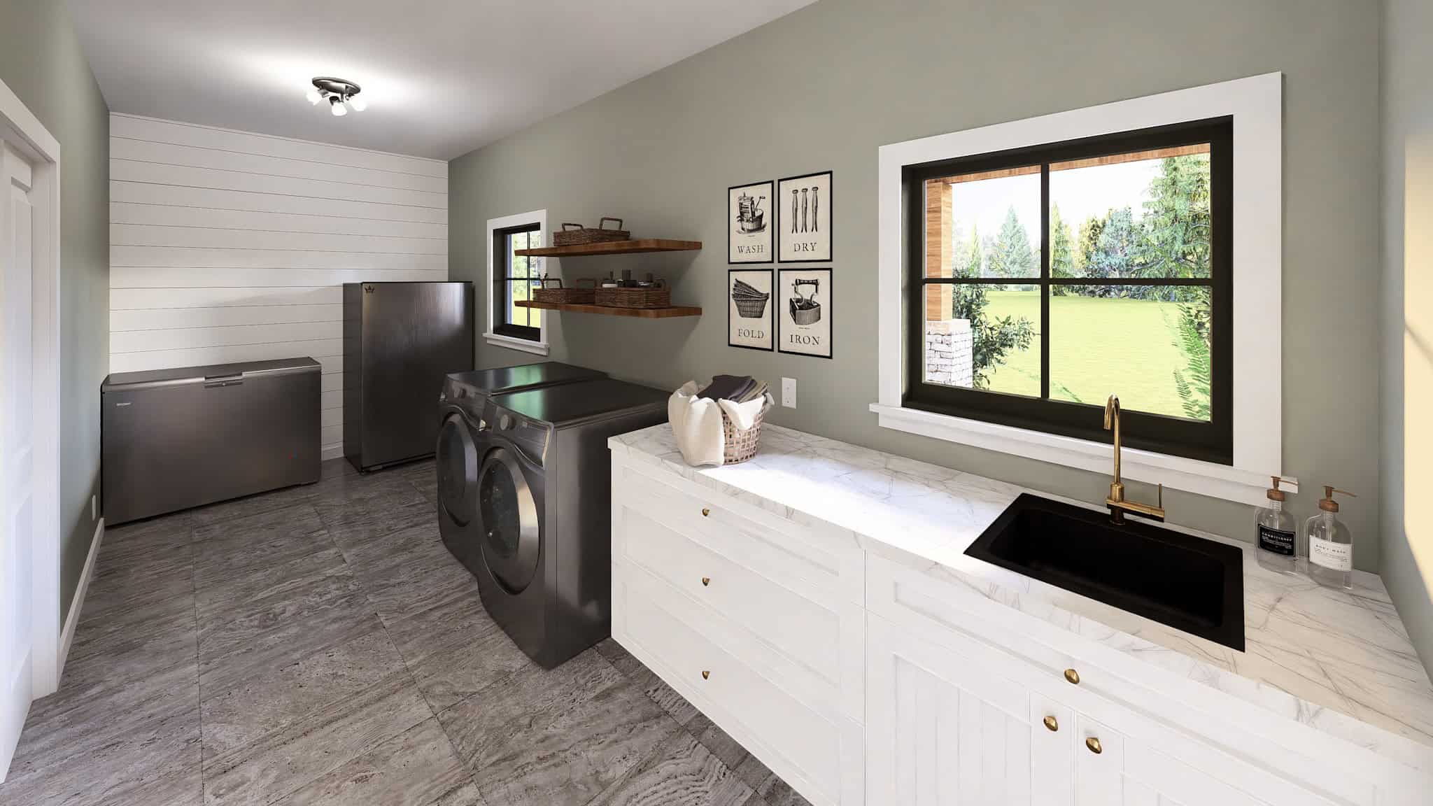 Laundry Room of this 3-Bedroom,2992 Sq Ft Plan -123-1168
