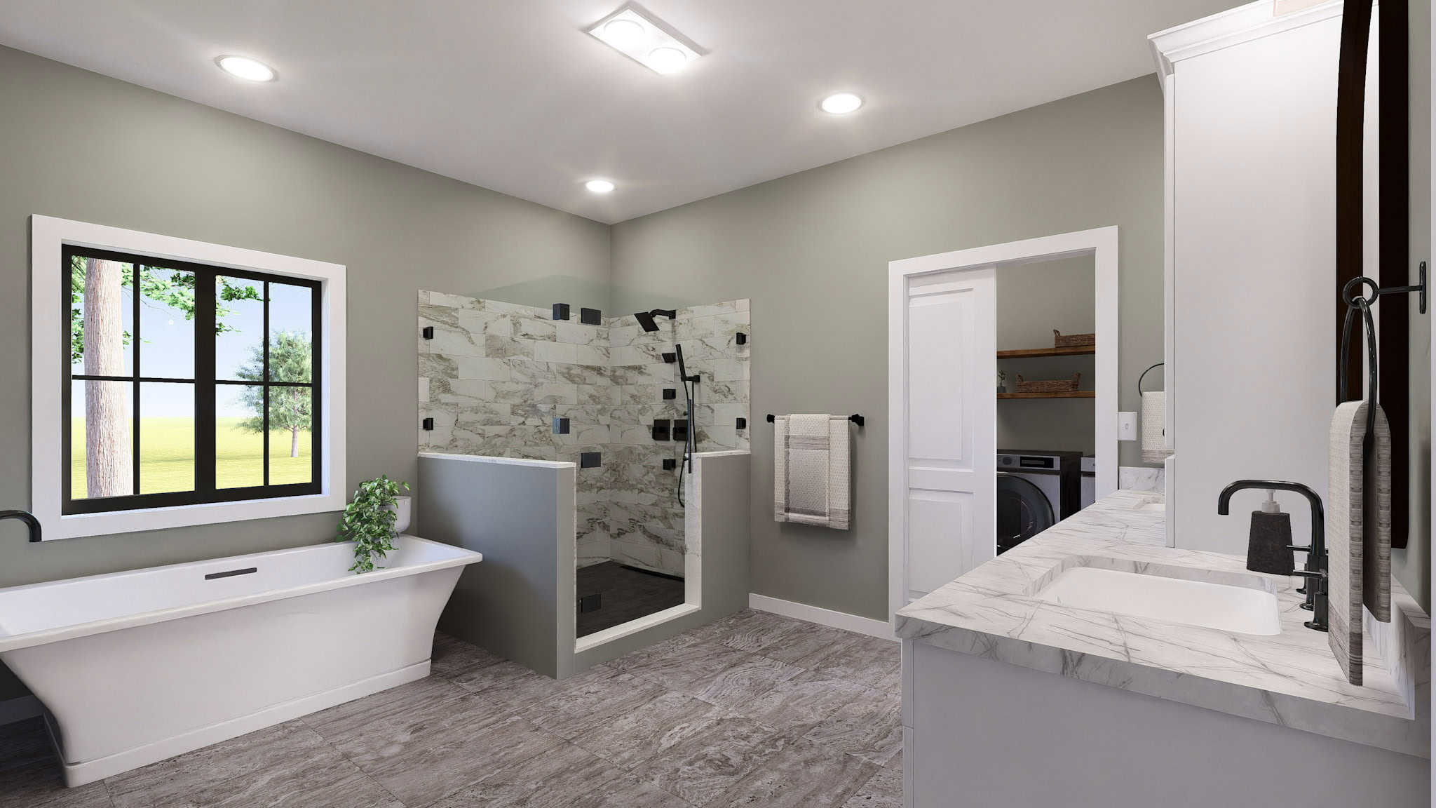 Master Bathroom of this 3-Bedroom,2992 Sq Ft Plan -123-1168