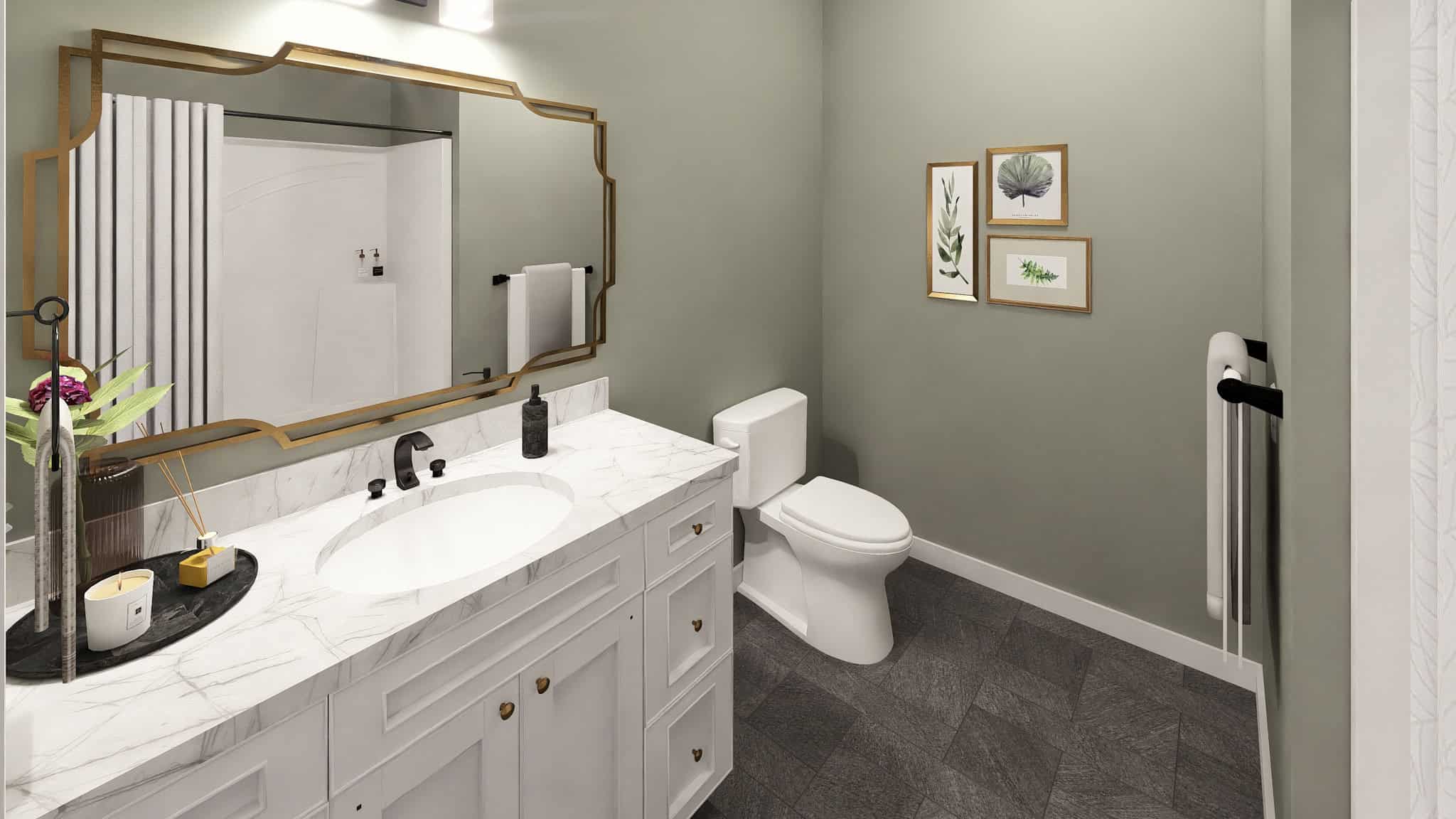 Bathroom of this 3-Bedroom,2992 Sq Ft Plan -123-1168