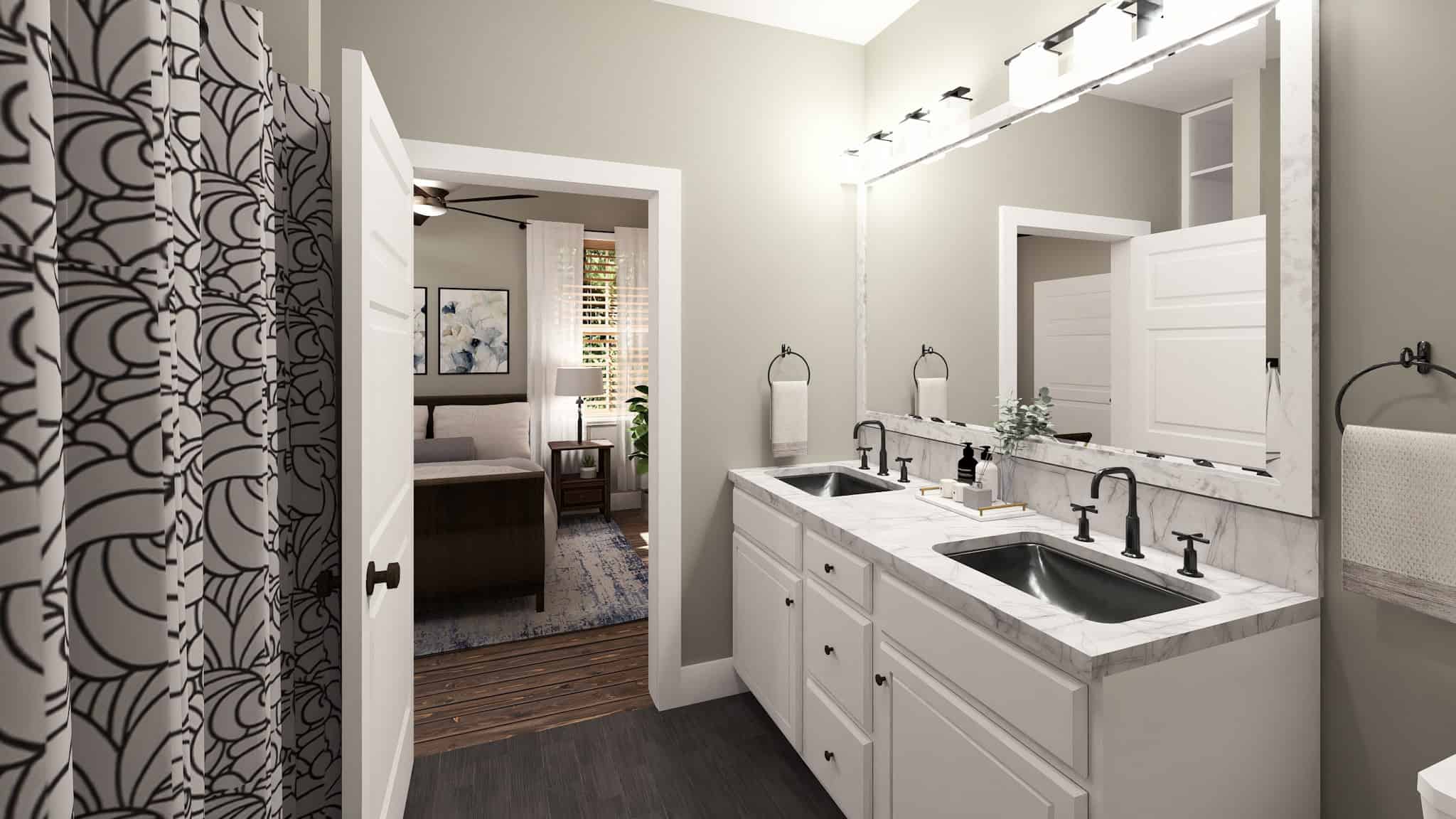 Bathroom of this 4-Bedroom,2112 Sq Ft Plan -123-1169