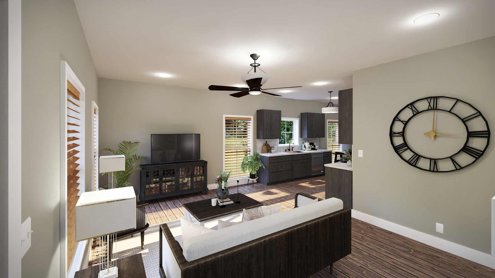 Entry Hall of this 2-Bedroom,1056 Sq Ft Plan -123-1170