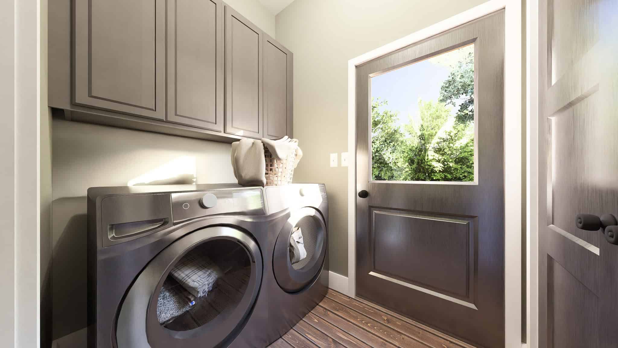 Laundry Room of this 2-Bedroom,560 Sq Ft Plan -123-1171