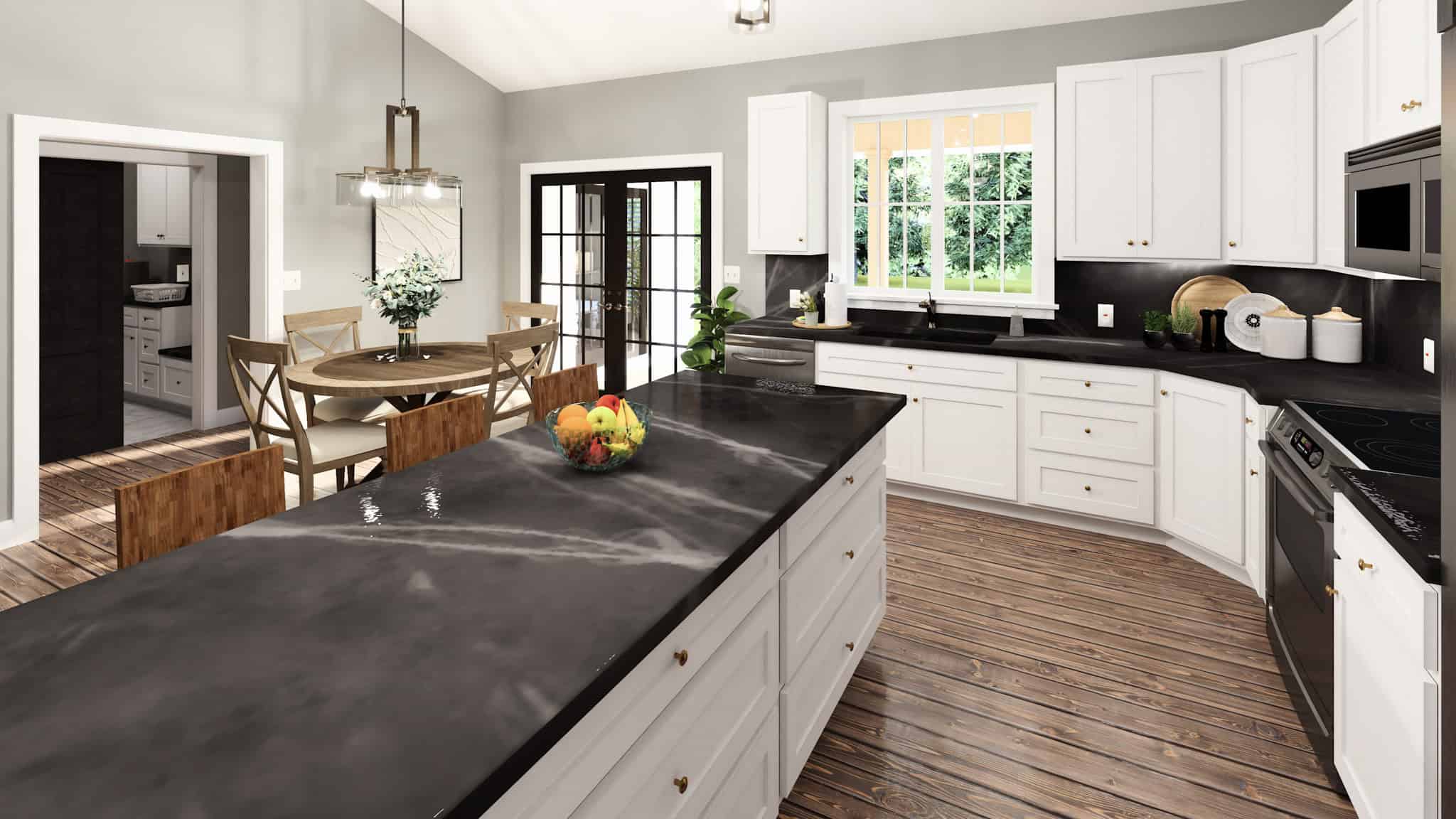 Kitchen of this 3-Bedroom,1740 Sq Ft Plan -123-1173