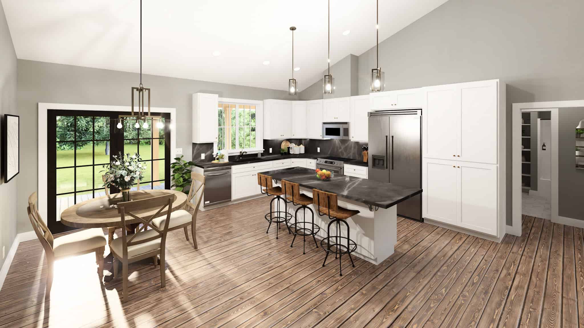 Kitchen of this 3-Bedroom,1740 Sq Ft Plan -123-1173