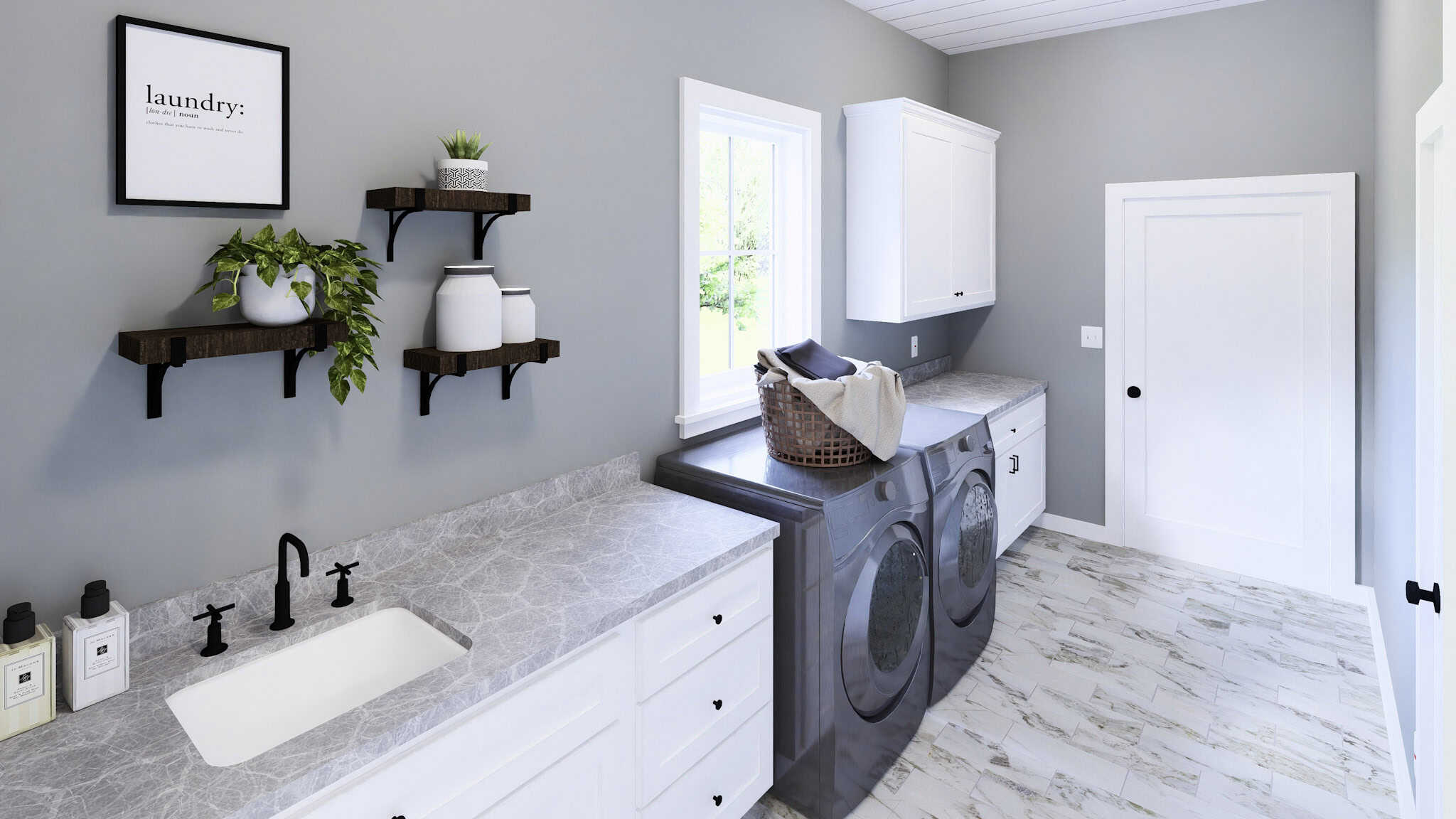 Laundry Room of this 3-Bedroom,1900 Sq Ft Plan -123-1174