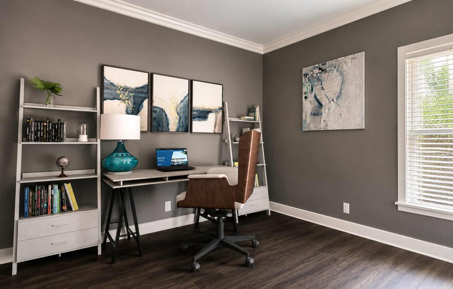 Home Office of this 3-Bedroom,1320 Sq Ft Plan -123-1176