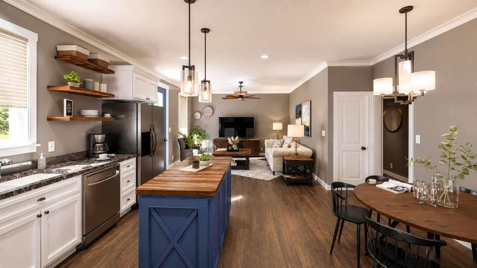 Kitchen: Kitchen Island of this 3-Bedroom,1320 Sq Ft Plan -123-1176