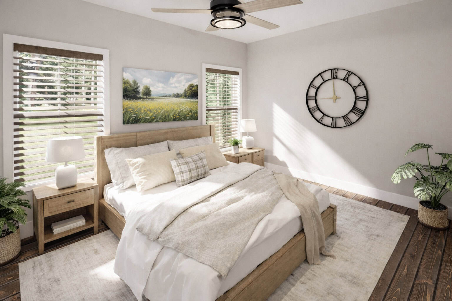Master Bedroom of this 3-Bedroom,1338 Sq Ft Plan -123-1177