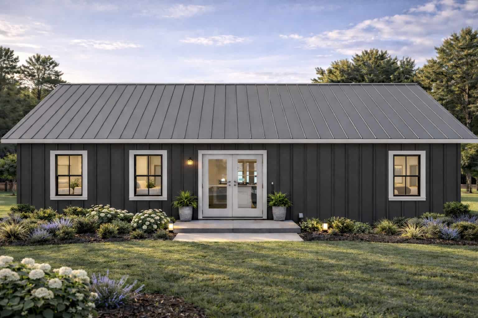 Rear View of this 3-Bedroom,1338 Sq Ft Plan -123-1177