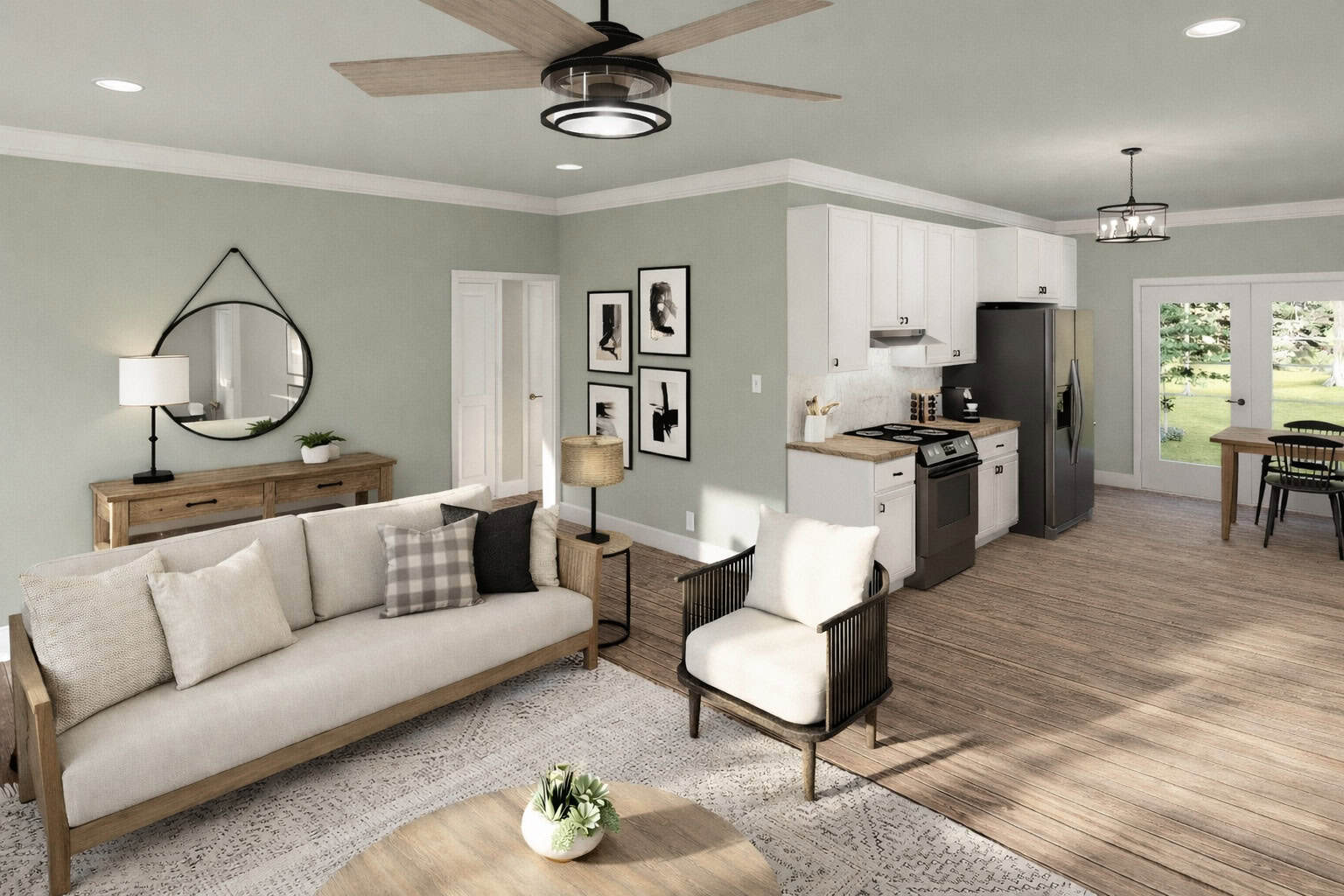Great Room of this 3-Bedroom,1338 Sq Ft Plan -123-1177
