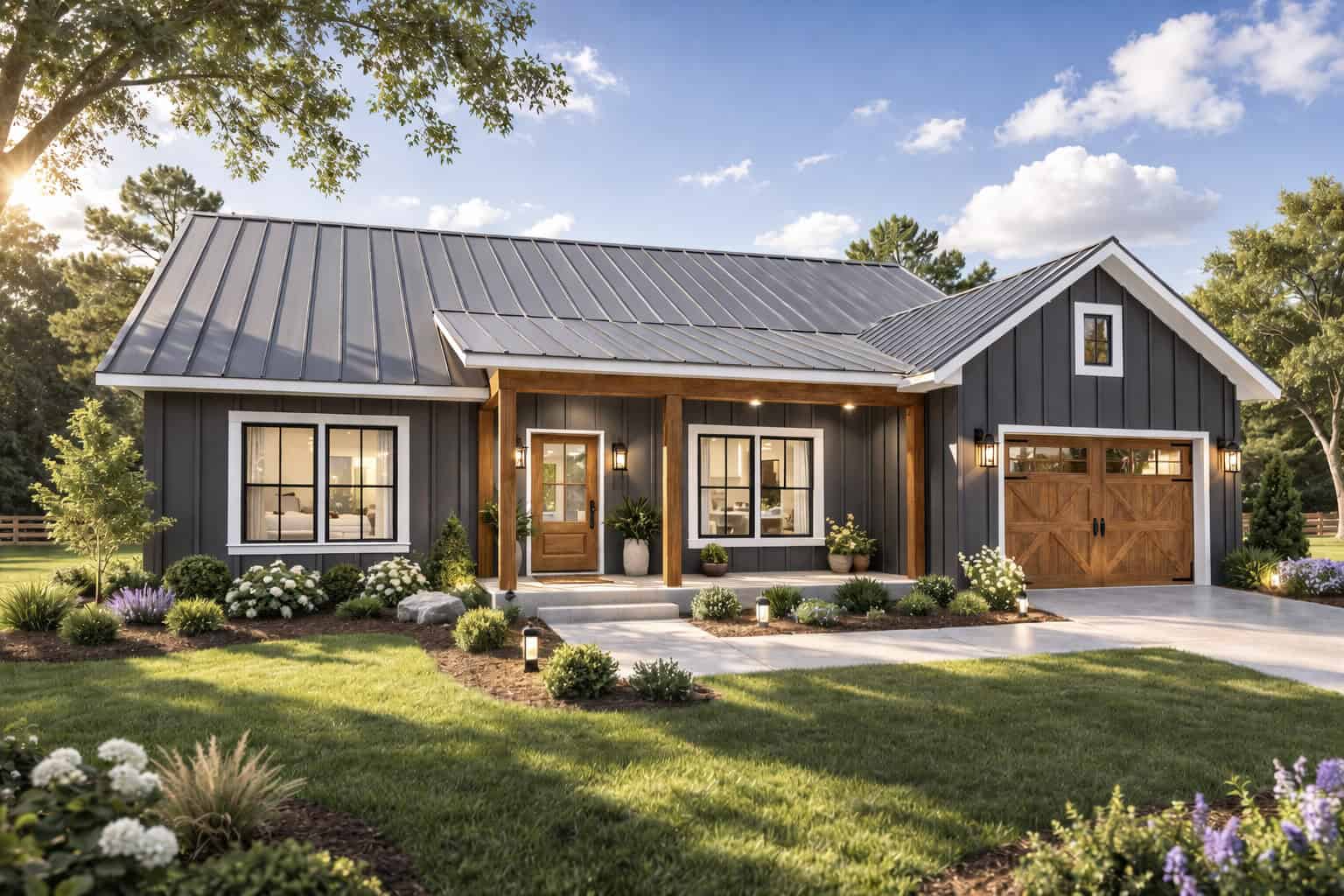 Front View of this 3-Bedroom,1338 Sq Ft Plan -123-1177