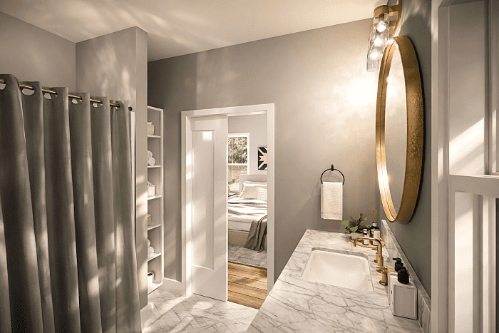 Bathroom of this 3-Bedroom,1338 Sq Ft Plan -123-1177