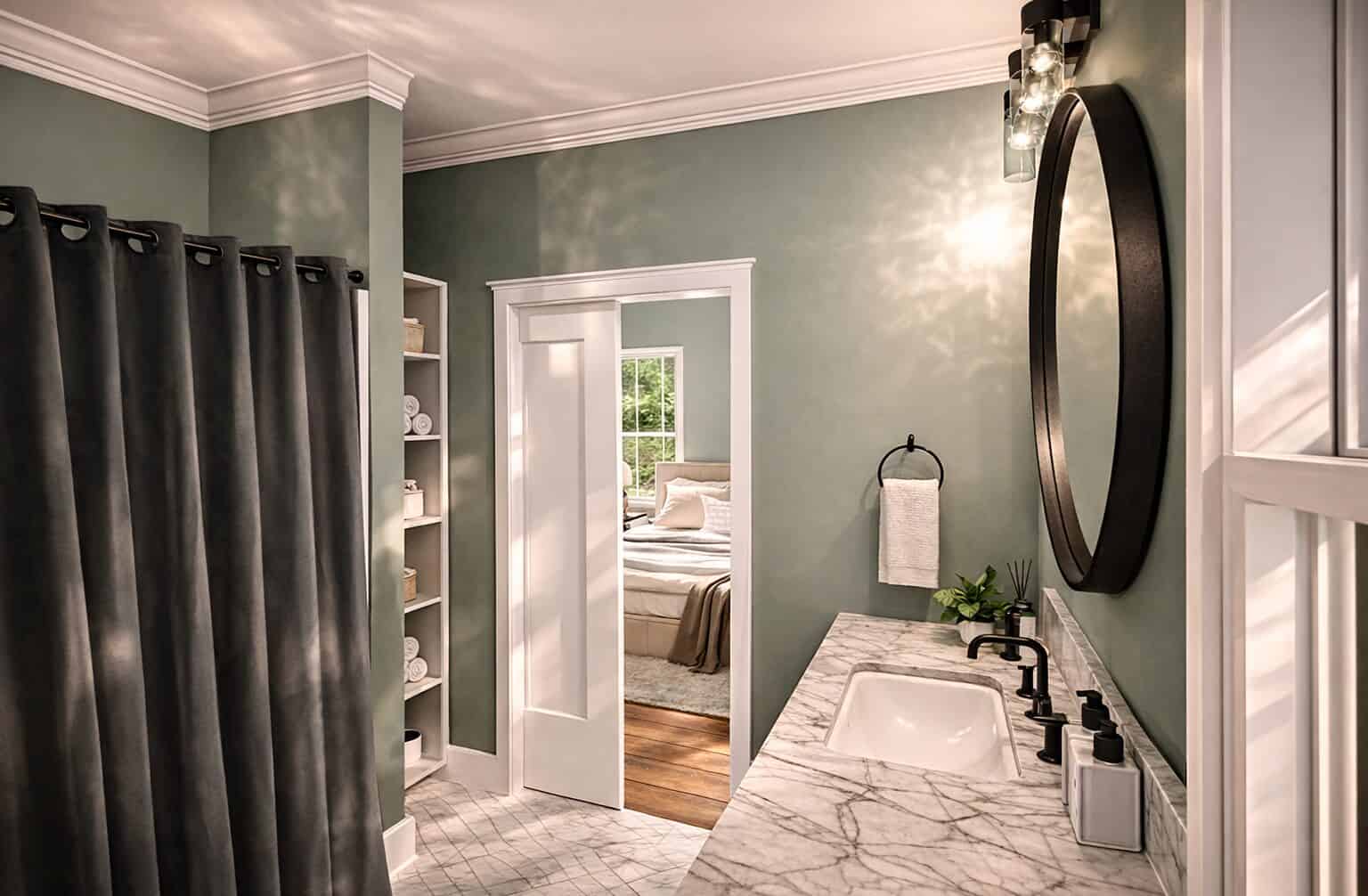 Master Bathroom: Sink/Vanity of this 3-Bedroom,1343 Sq Ft Plan -123-1178