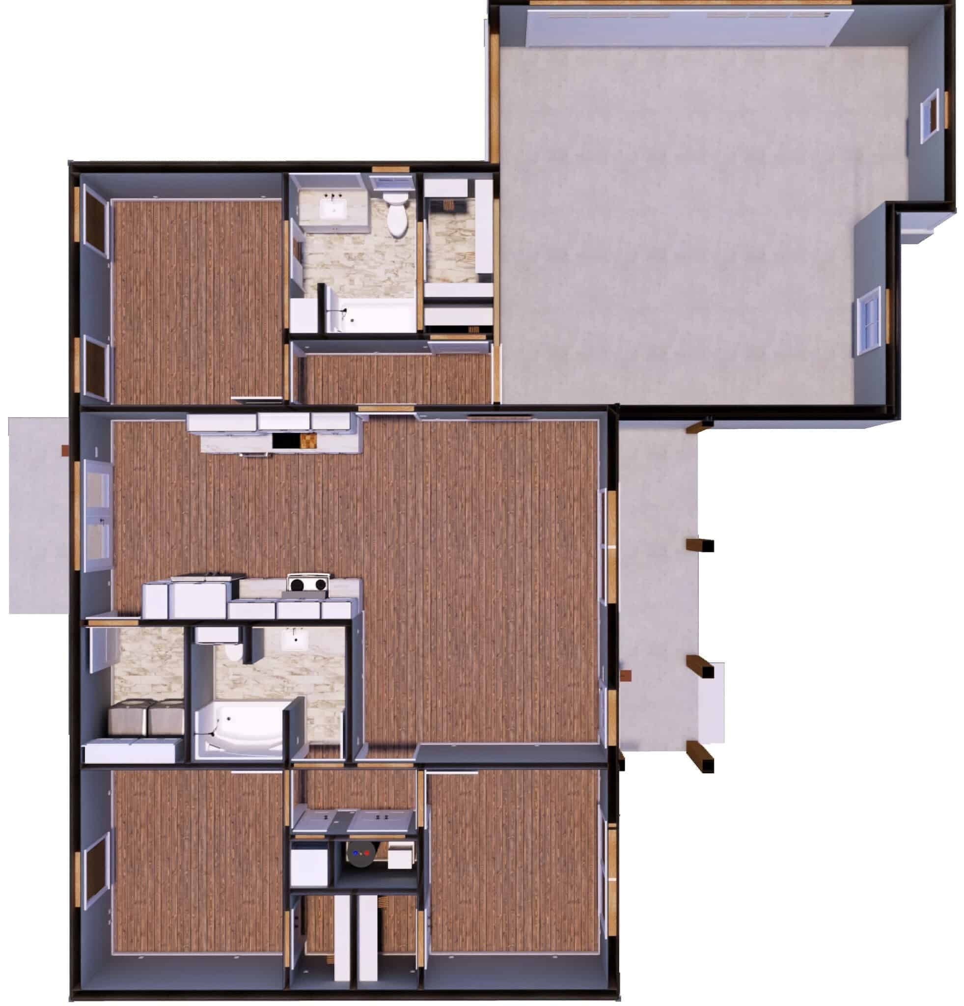 Home Other Image of this 3-Bedroom,1343 Sq Ft Plan -123-1178