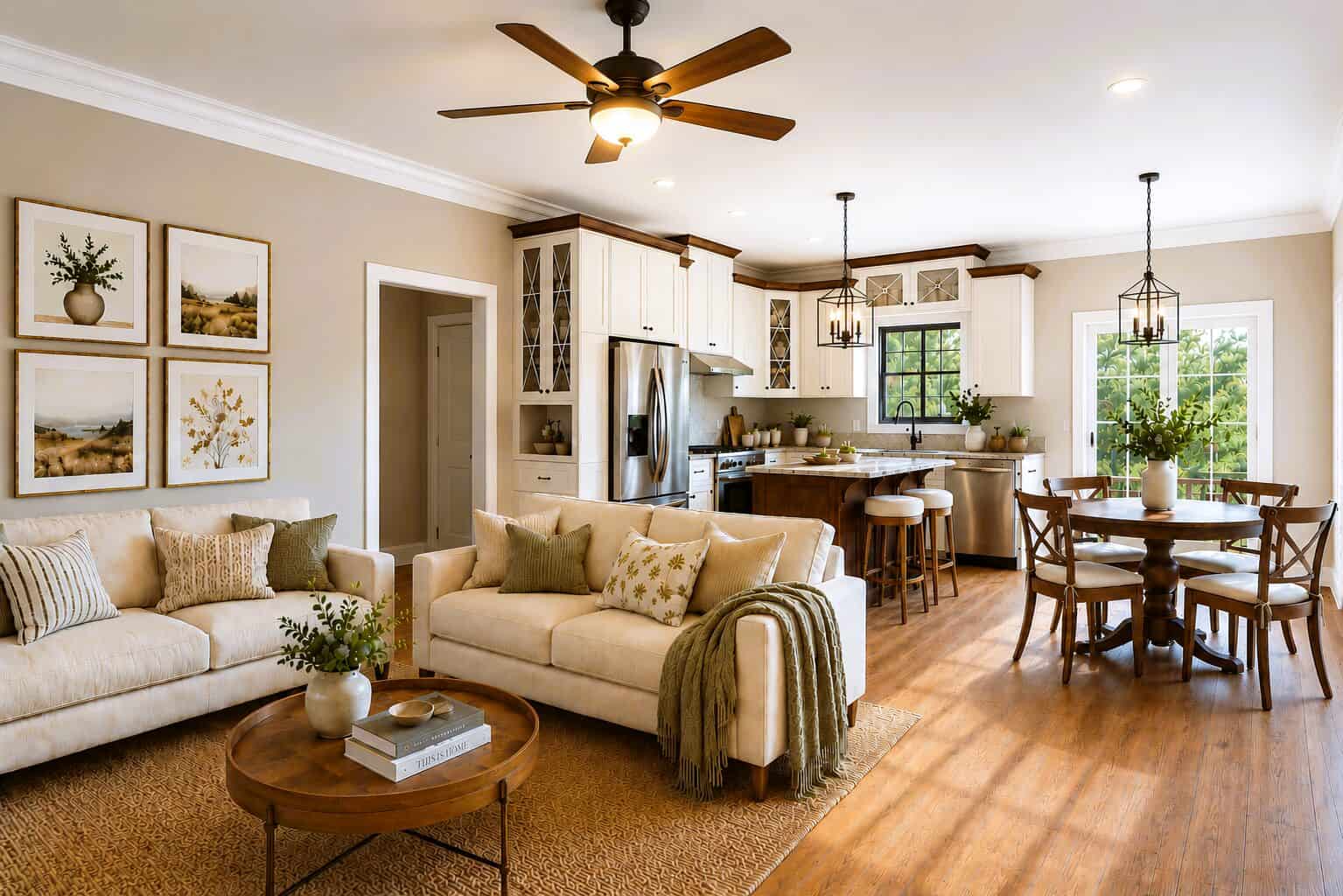 Great Room of this 3-Bedroom,1402 Sq Ft Plan -123-1179