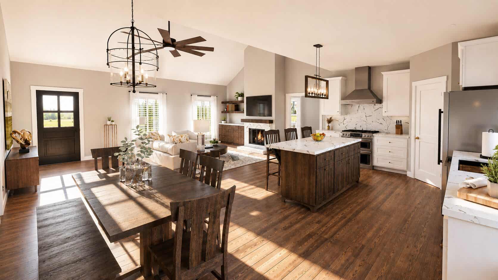 Dining Room of this 3-Bedroom,1795 Sq Ft Plan -123-1181