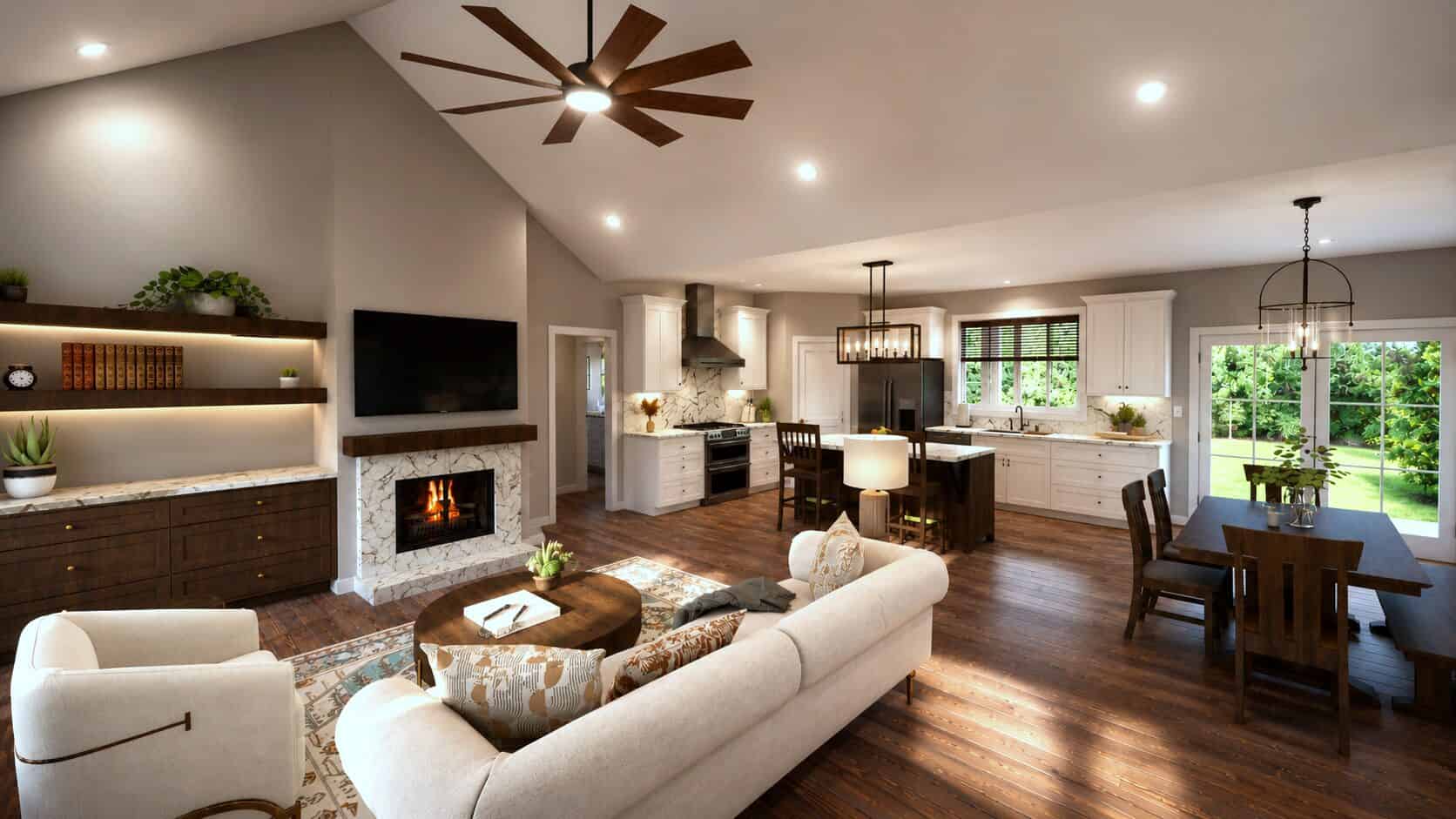 Great Room of this 3-Bedroom,1795 Sq Ft Plan -123-1181