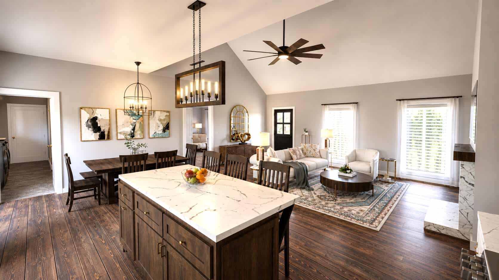 Kitchen: Kitchen Island of this 3-Bedroom,1795 Sq Ft Plan -123-1181