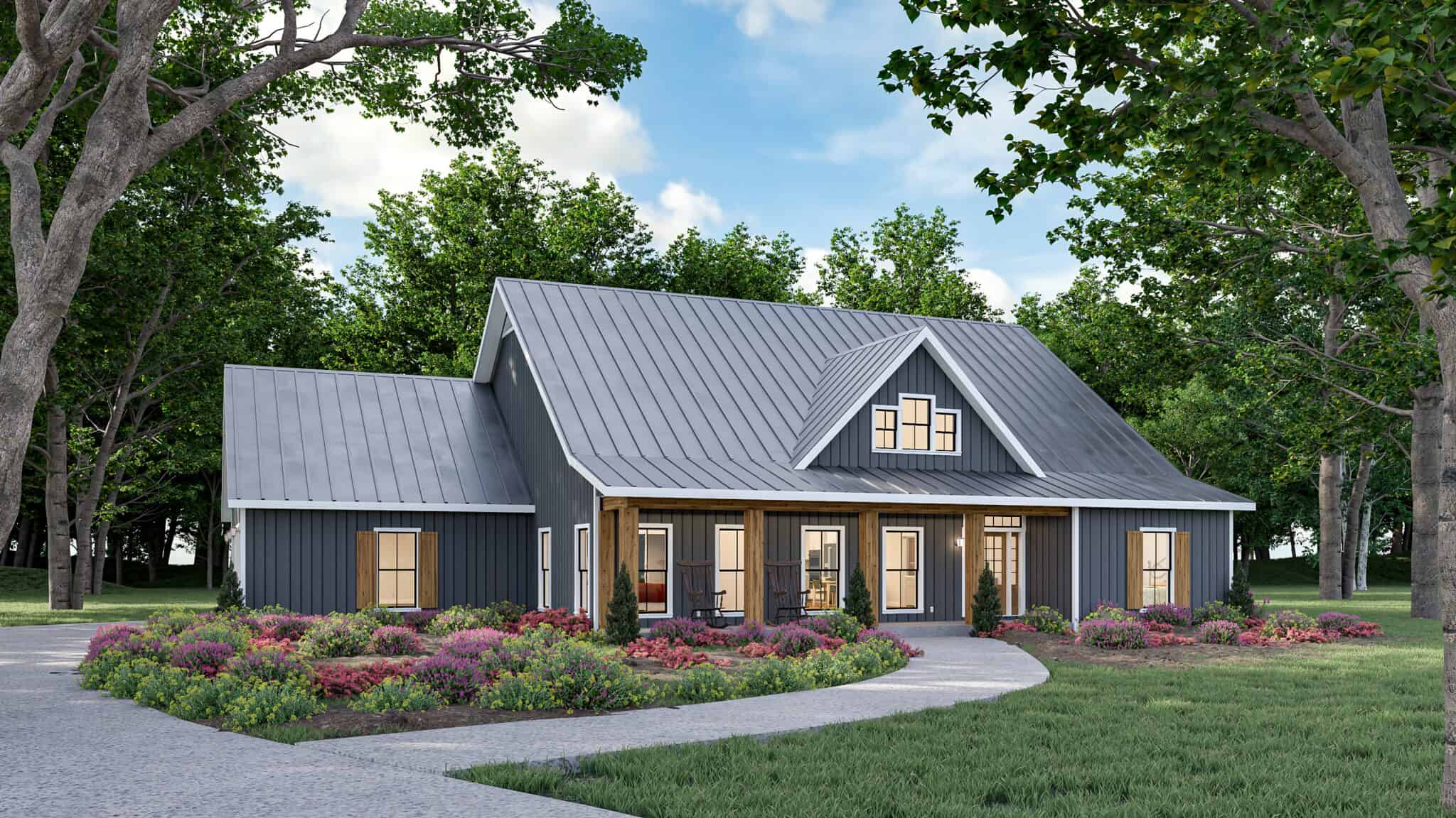 Front View of this 3-Bedroom,2215 Sq Ft Plan -123-1182